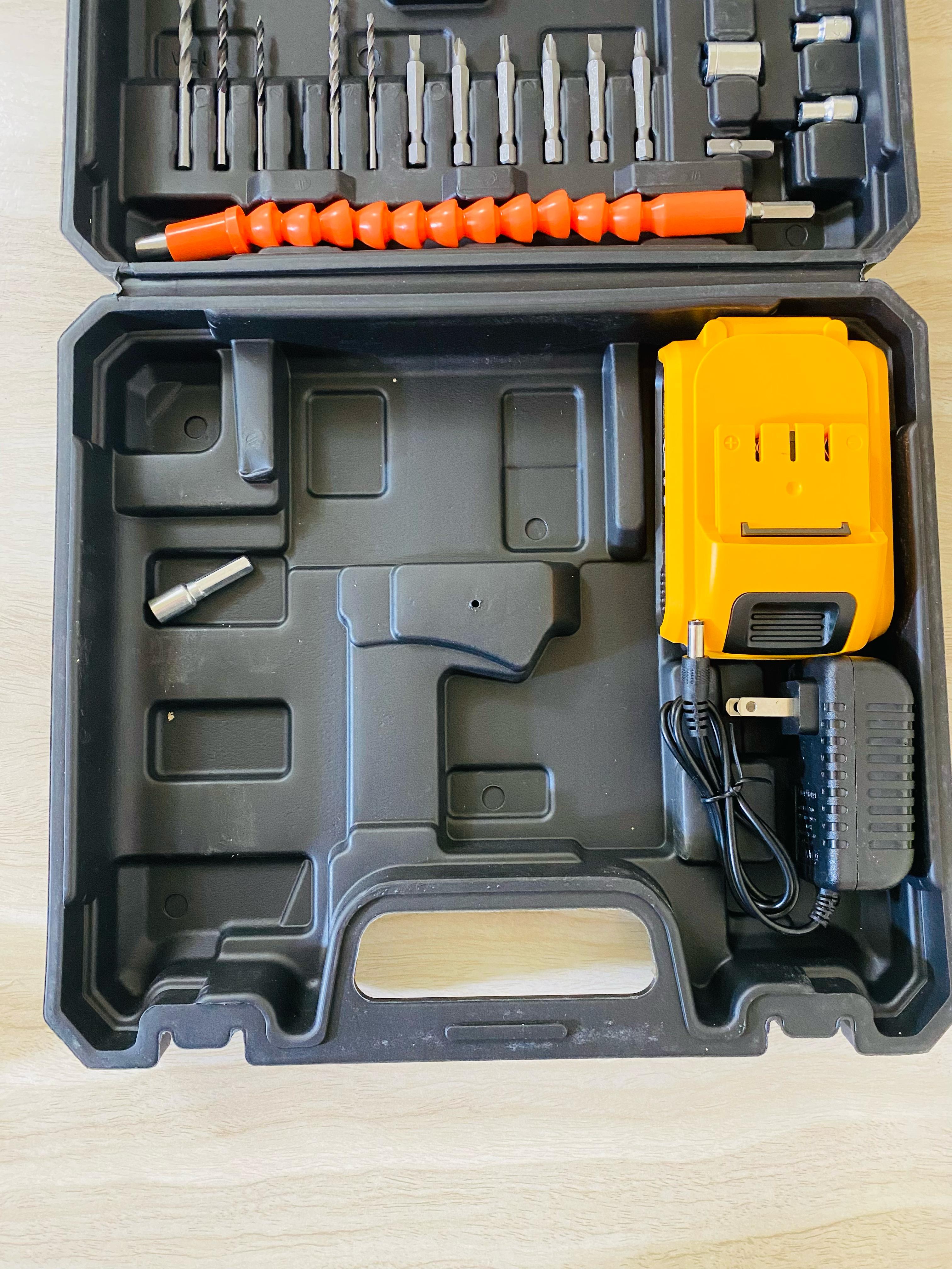 Double Battery 24 volt Hammer Hilti Electric Drill Machine Wireless Cordless Rechargeable Drill Machine Rechargeable Wireless Cordless Screwdriver Drill Machine Rechargeable Wireless Cordless Screw Driver Drill Machine Socket Set