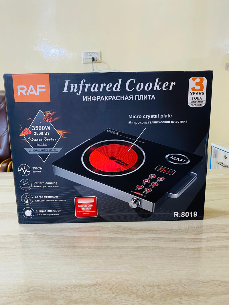 RAF 8019 Model Infrared Cooker With updated Ring around the stove