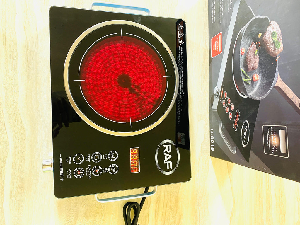 RAF 8019 Model Infrared Cooker With updated Ring around the stove
