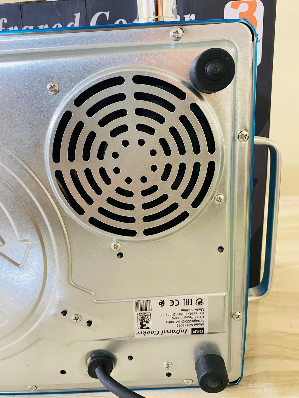 RAF 8019 Model Infrared Cooker With updated Ring around the stove