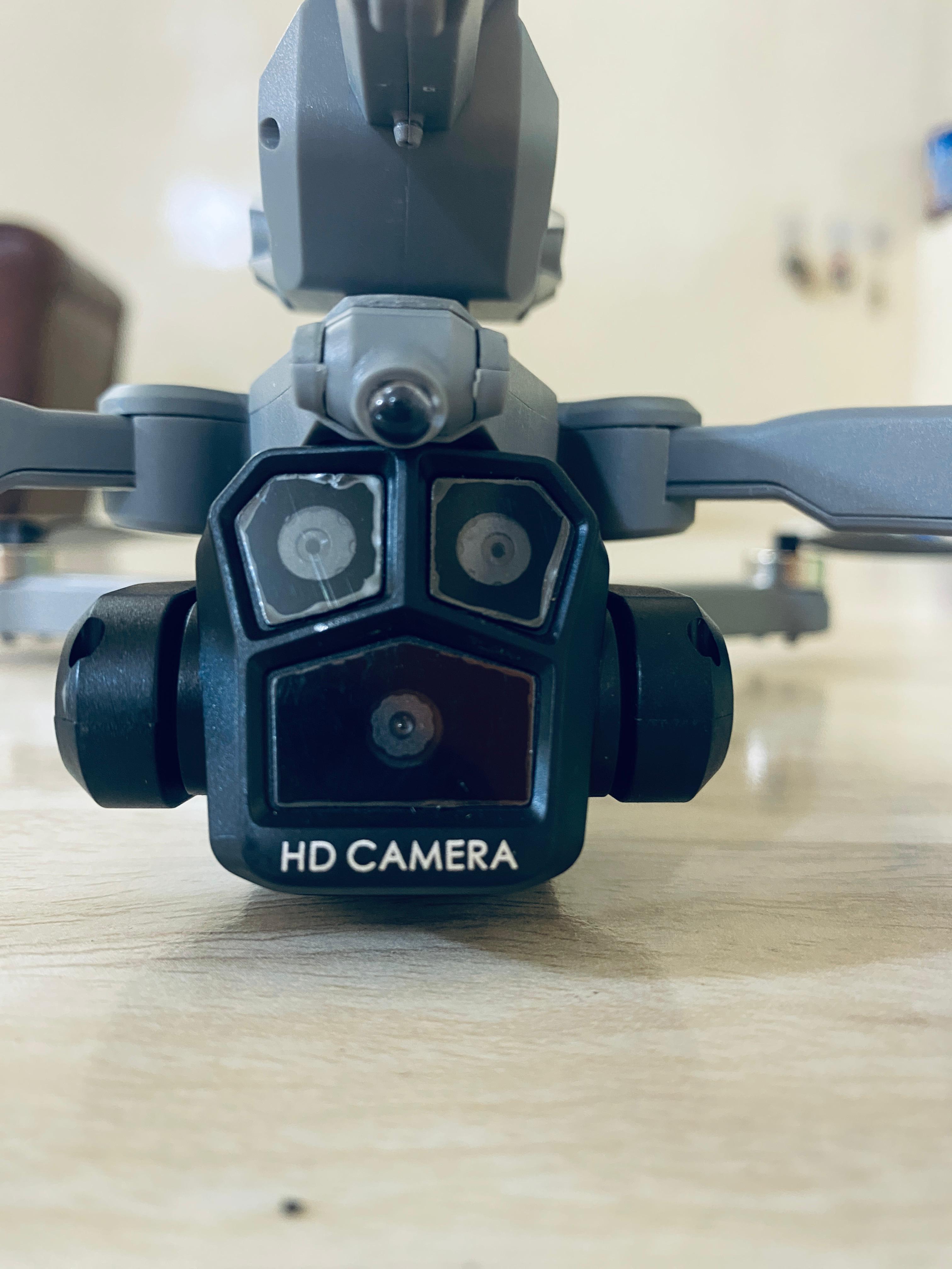 Foldable Brushless motor drone K11 camera triple camera drone with Brushless motor Bullets fire drone