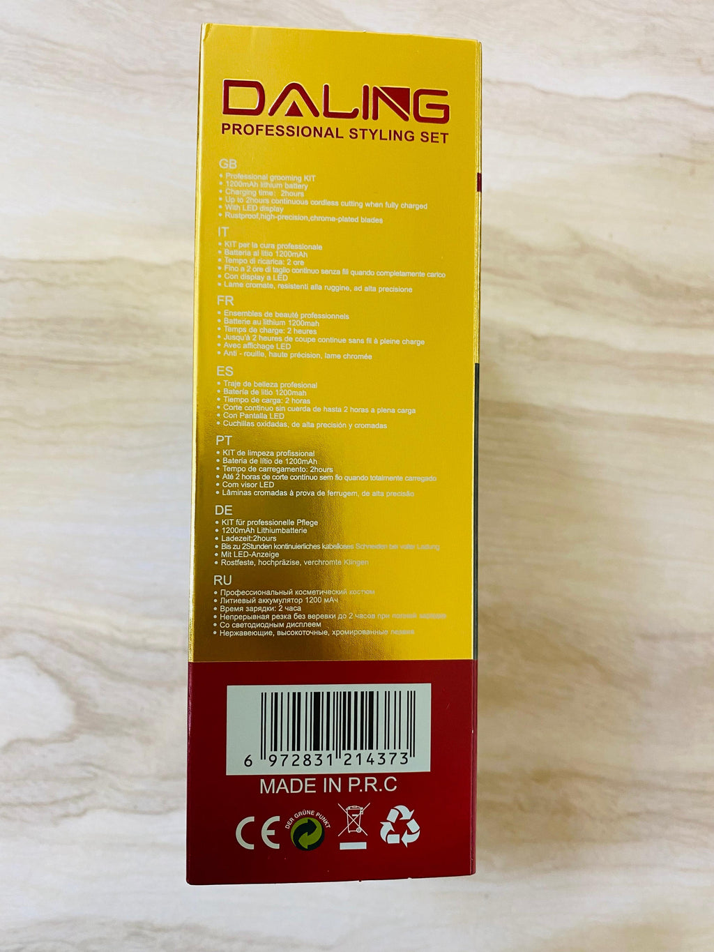 Daling Professional Hair Clipper Model DL-0027