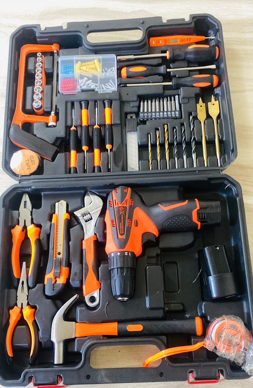 commercial use 117 pcs drill machine set 36V