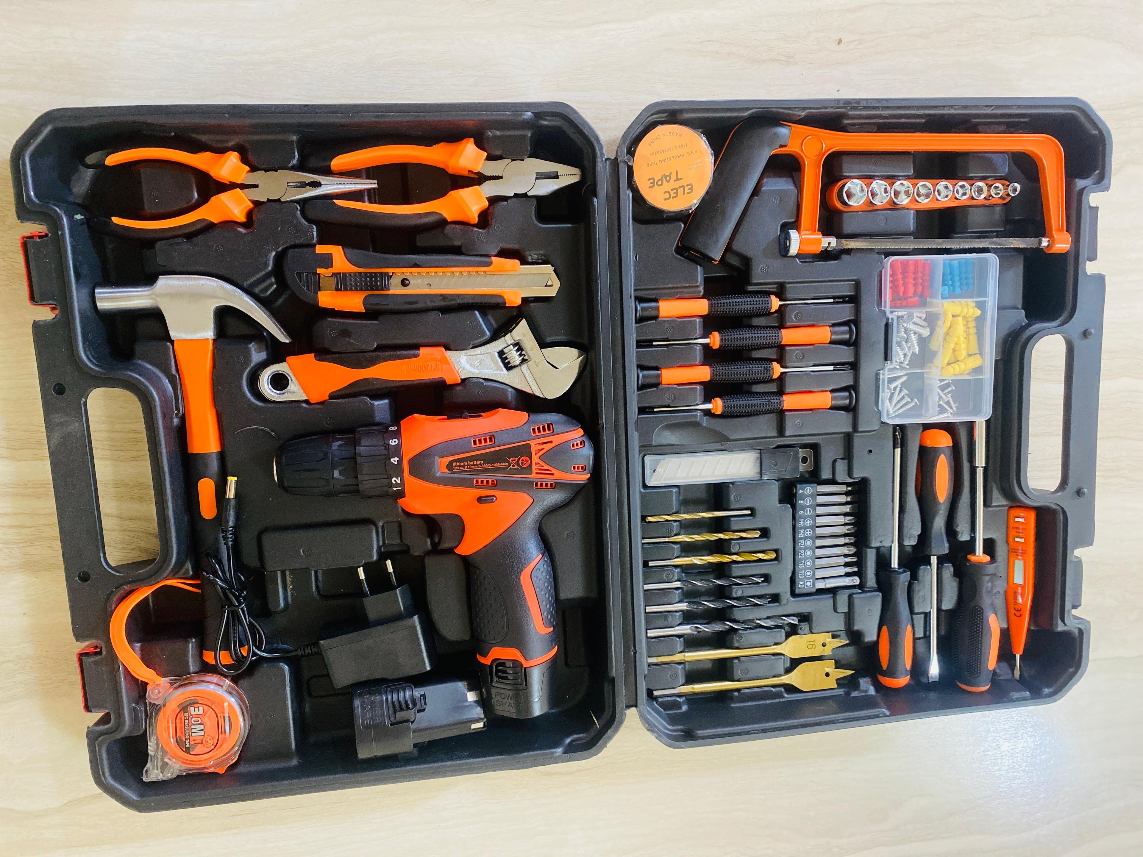 commercial use 117 pcs drill machine set 36V