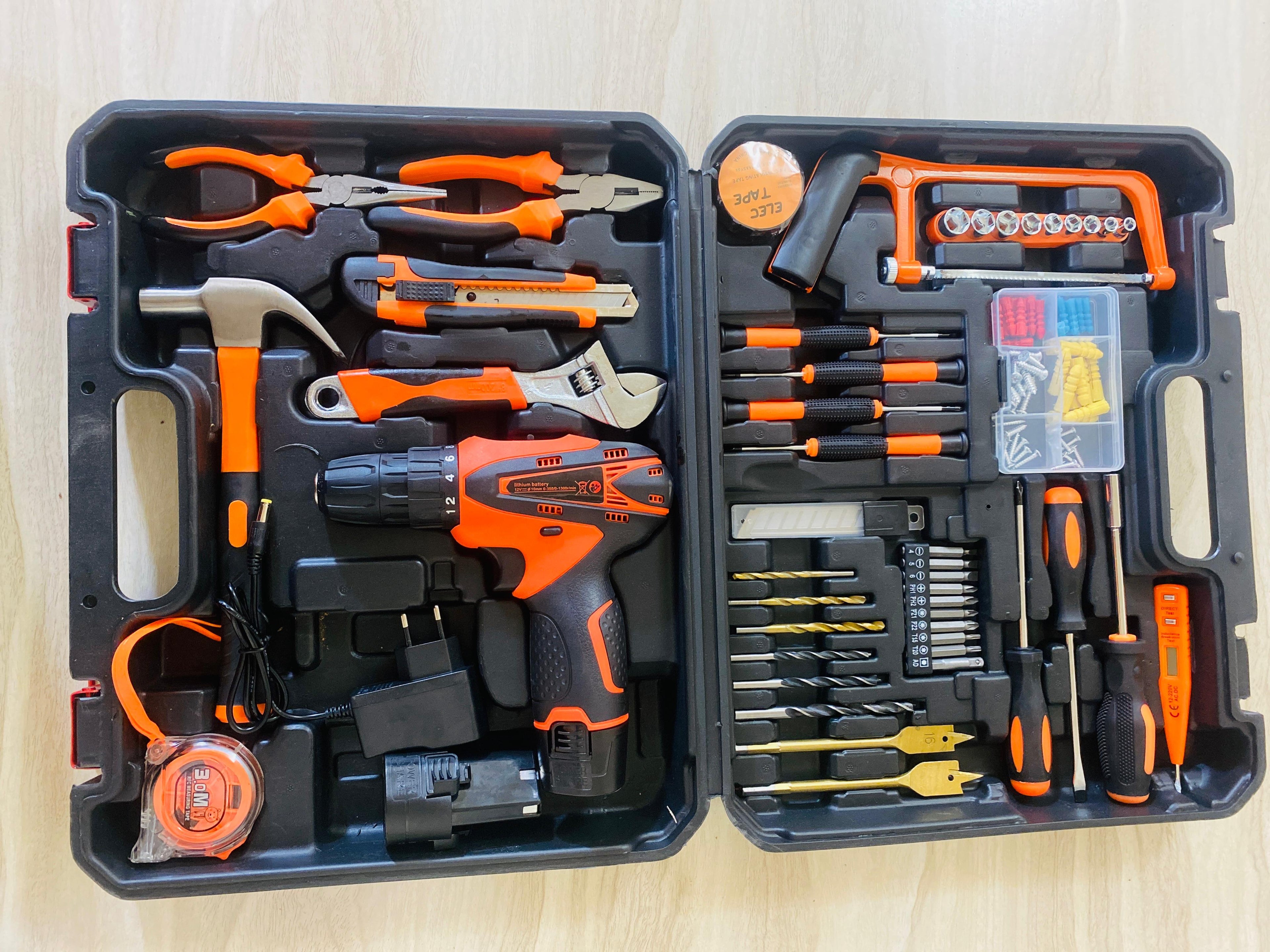 commercial use 117 pcs drill machine set 36V
