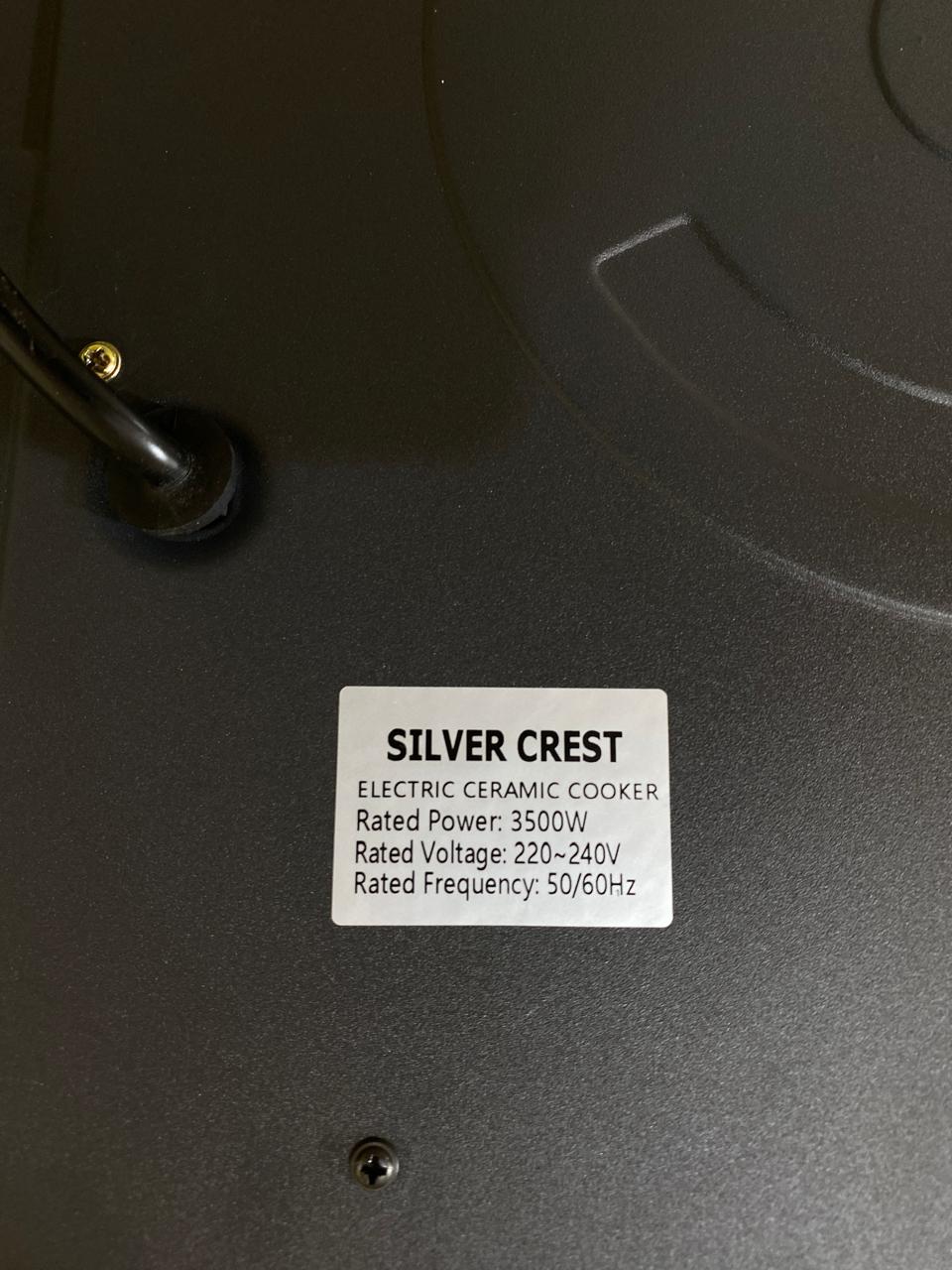 Double Silver Crest Kitchen Ceramic Stove Grill 2 Burner Cooking Electric Ceramic Stove Infrared Double Induction Cookers