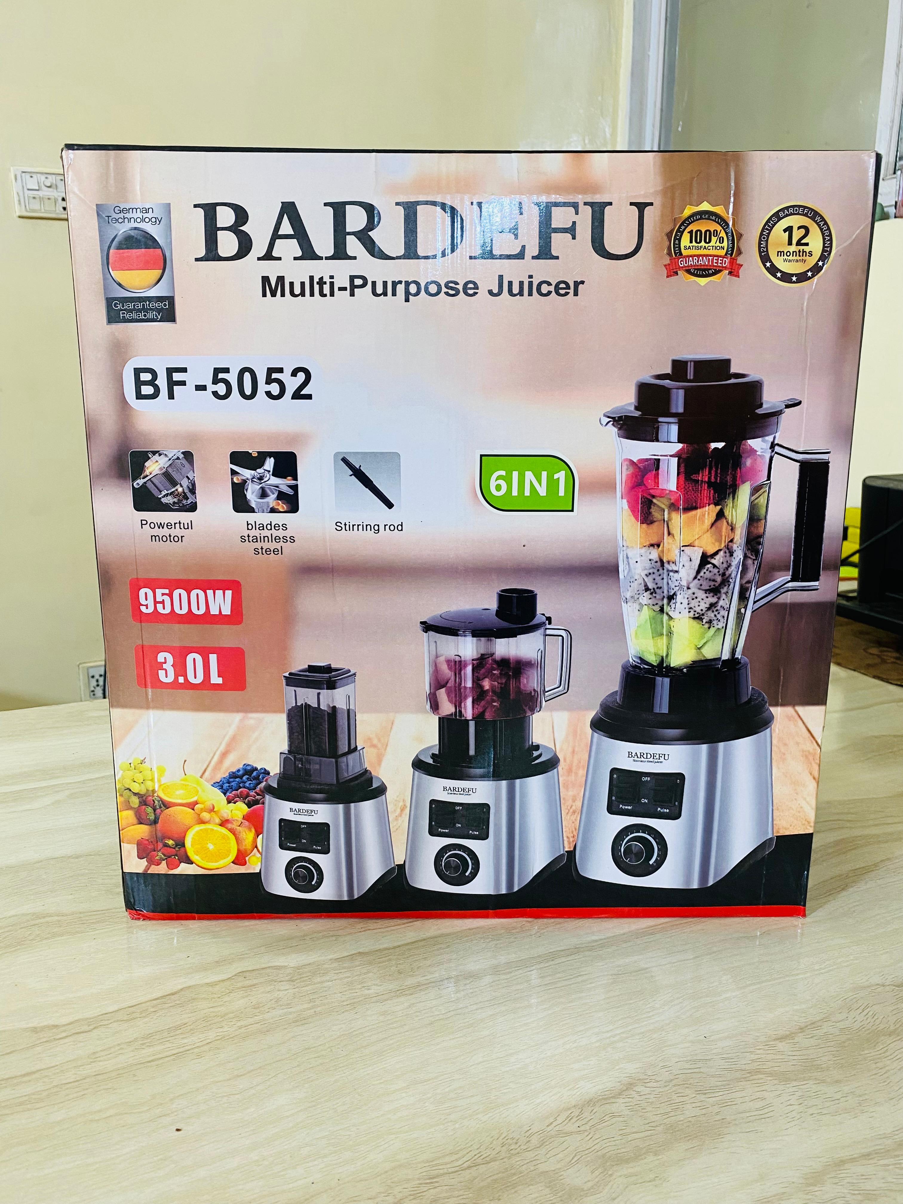 BARDEFU 6-in-1┃2.5L Multipurpose Blender -