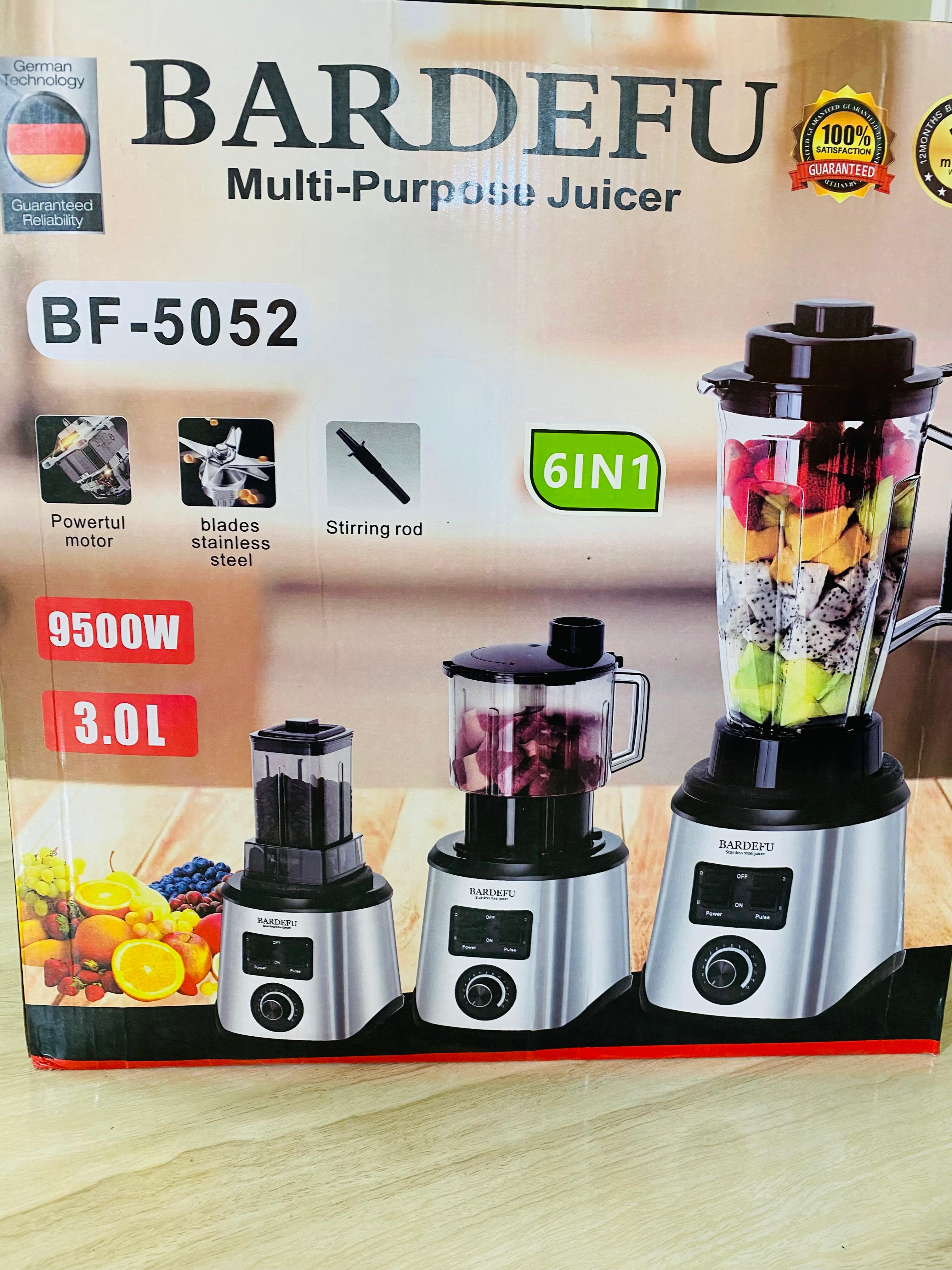 BARDEFU 6-in-1┃2.5L Multipurpose Blender -