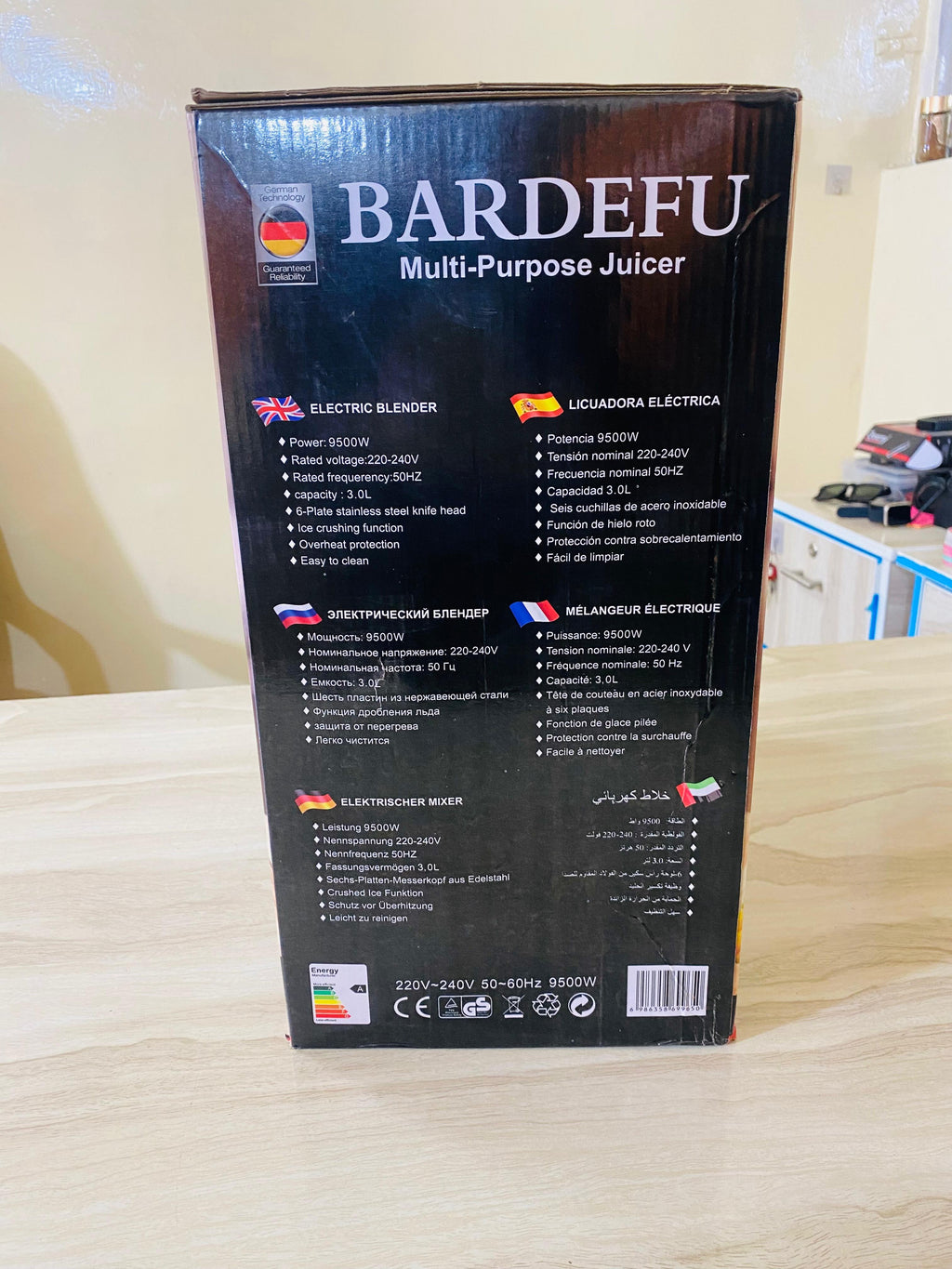 BARDEFU 6-in-1┃2.5L Multipurpose Blender -