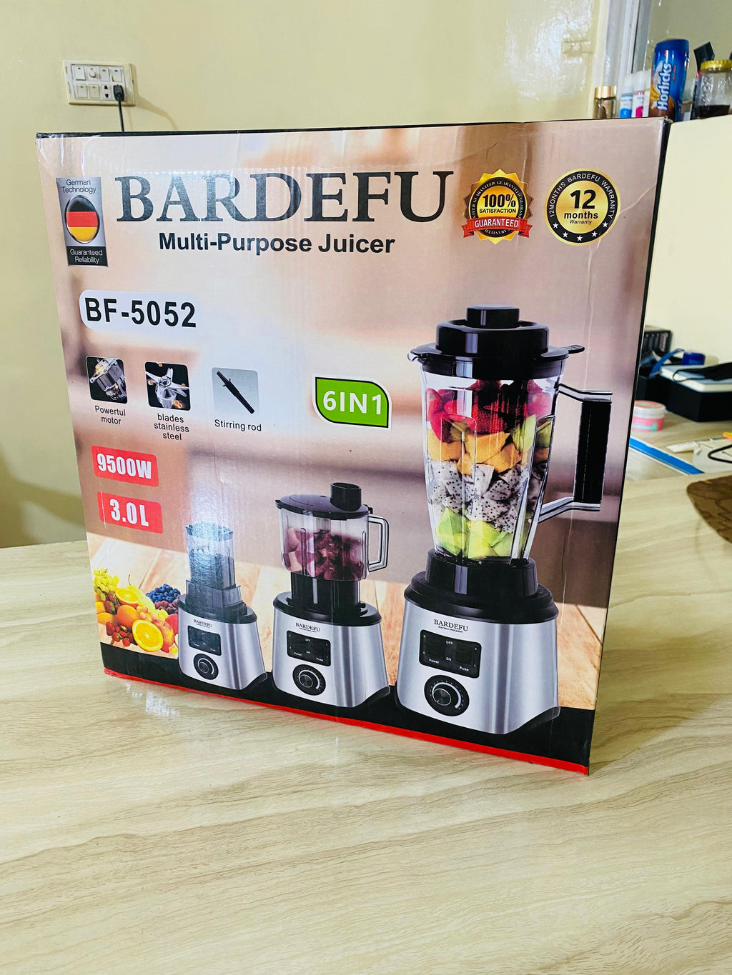 BARDEFU 6-in-1┃2.5L Multipurpose Blender -