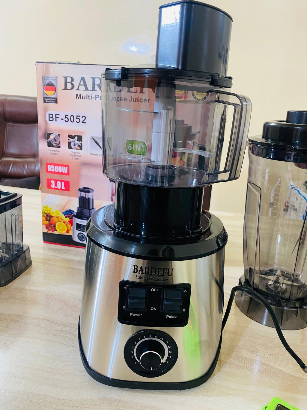 BARDEFU 6-in-1┃2.5L Multipurpose Blender -