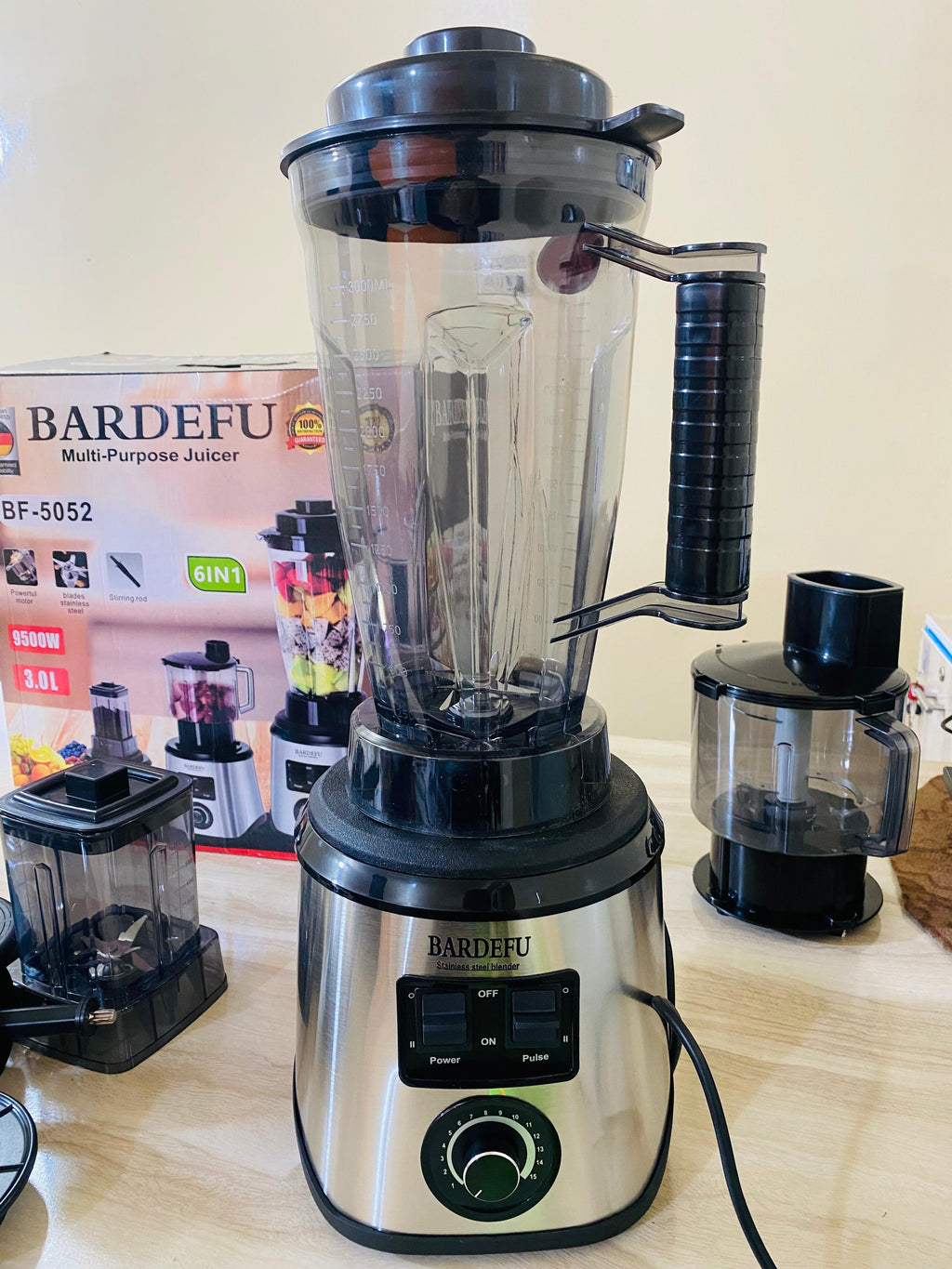 BARDEFU 6-in-1┃2.5L Multipurpose Blender -