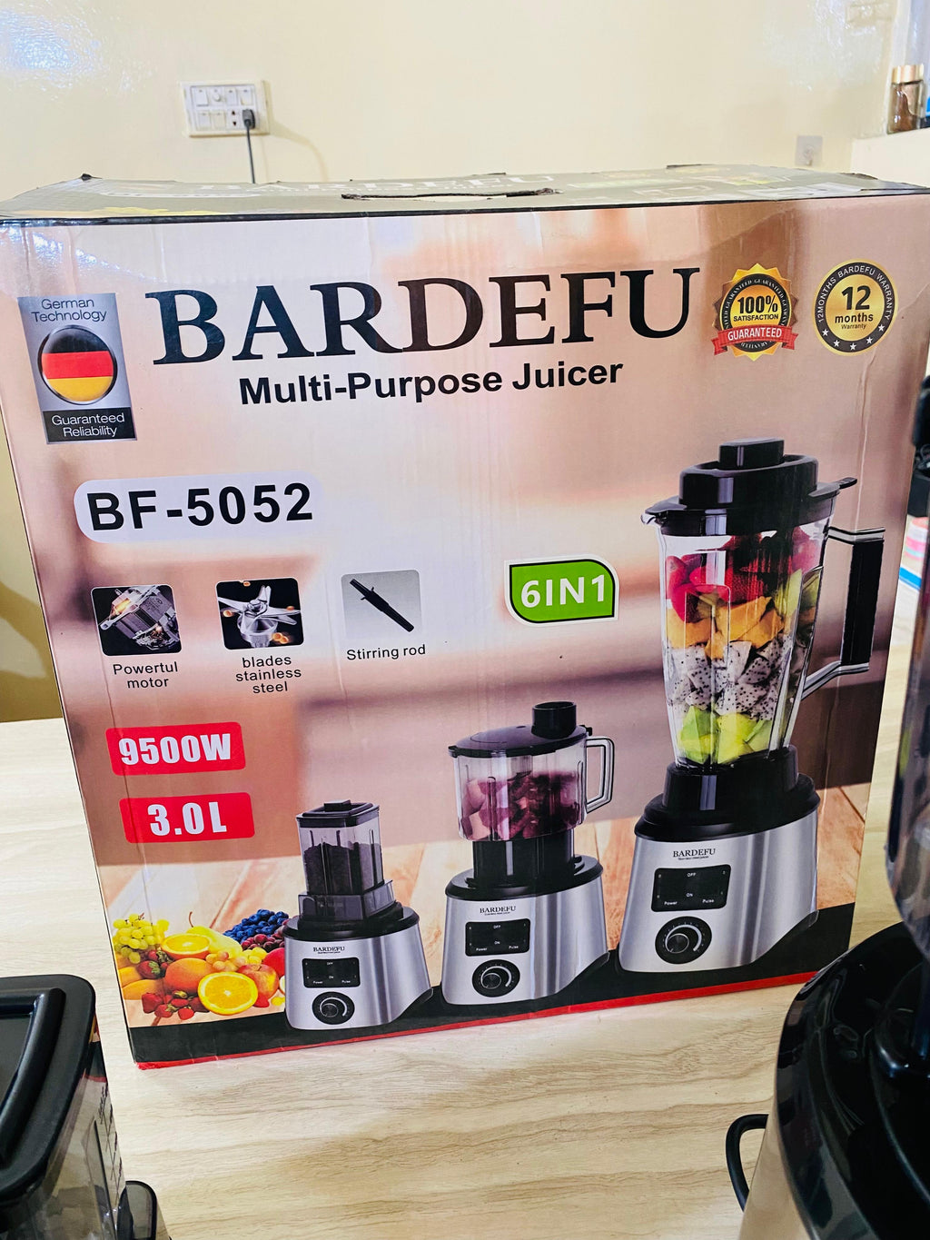 BARDEFU 6-in-1┃2.5L Multipurpose Blender -