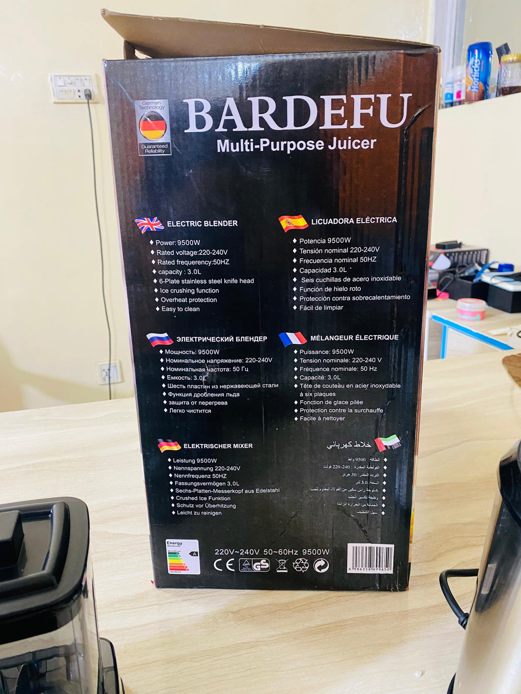BARDEFU 6-in-1┃2.5L Multipurpose Blender -