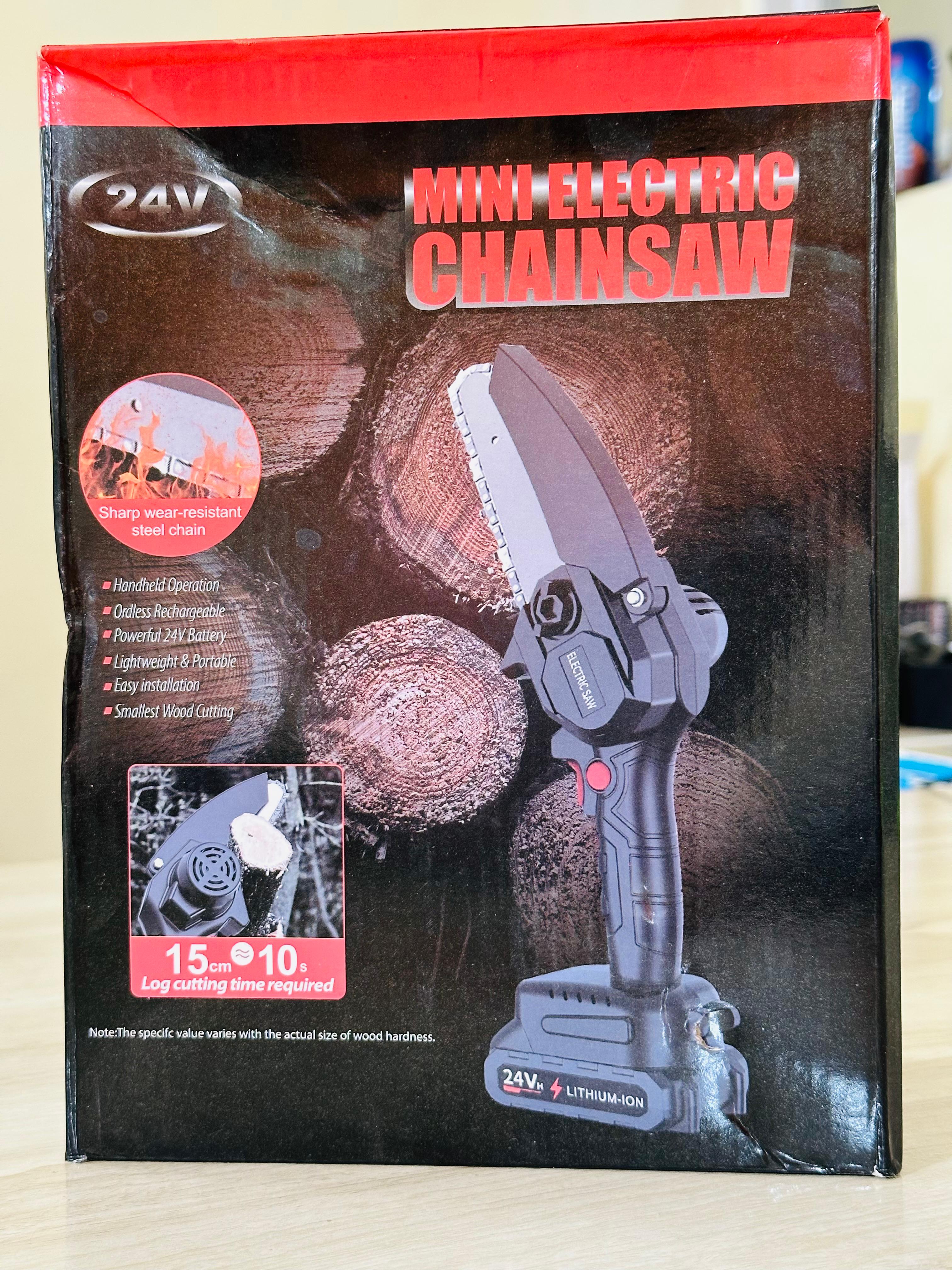Cordless Electric Chainsaw Handheld Rechargeable