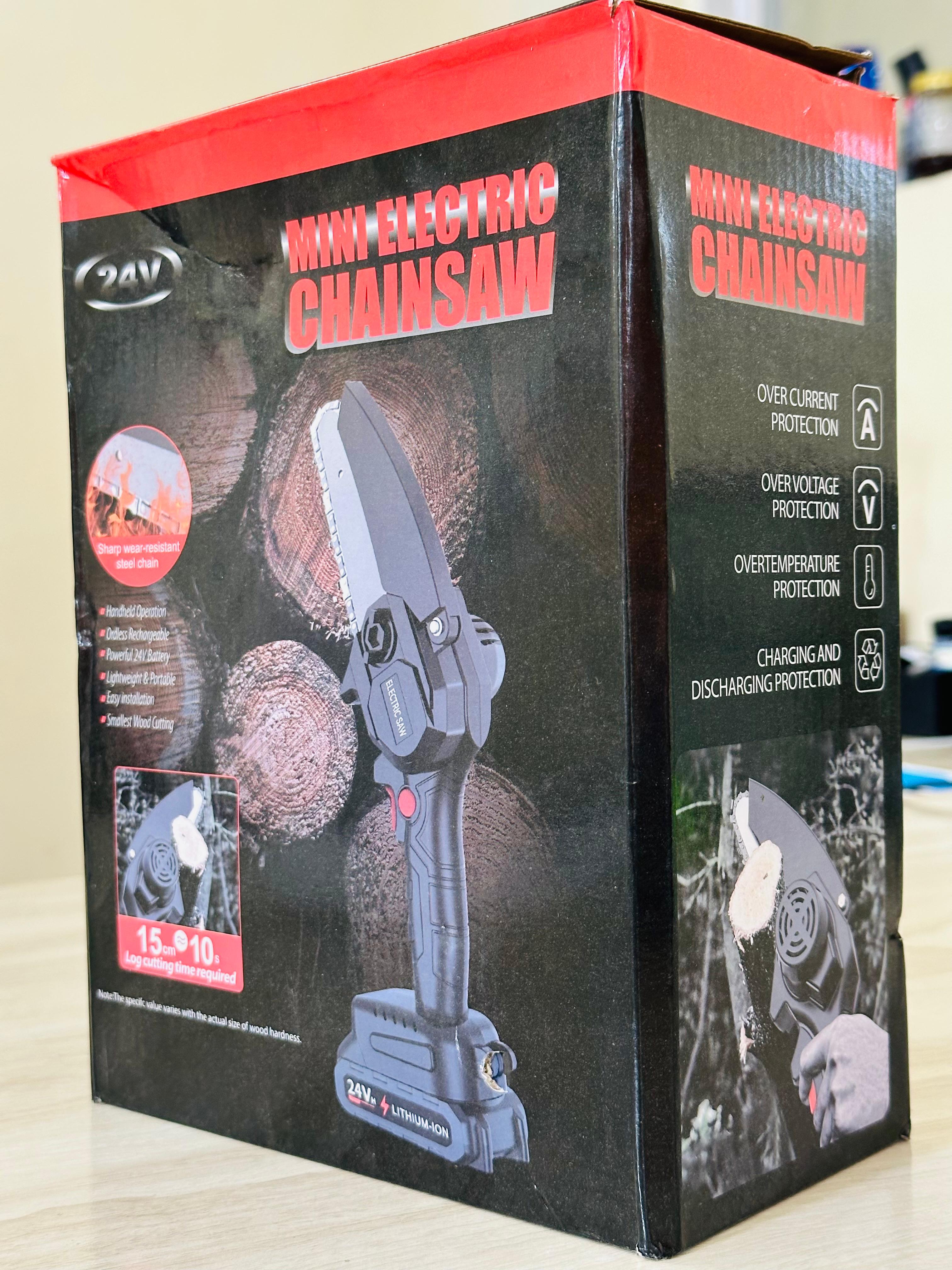 Cordless Electric Chainsaw Handheld Rechargeable