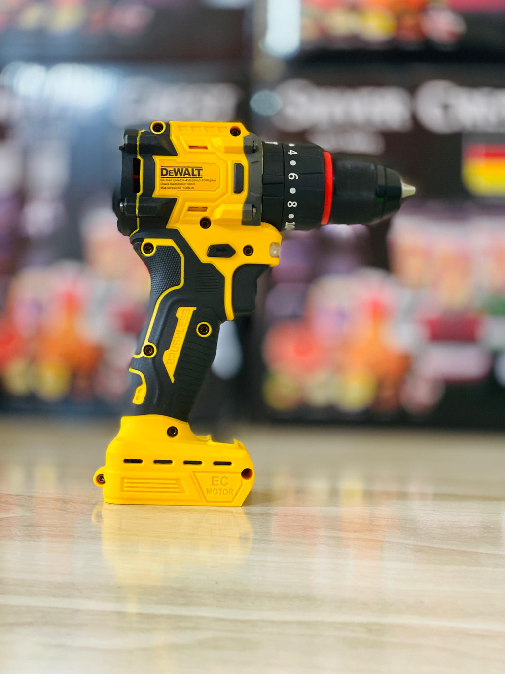100% Original BRUSHLESS DEWALT 36V XR  Drill Machine – Dual Battery & Full Toolkit