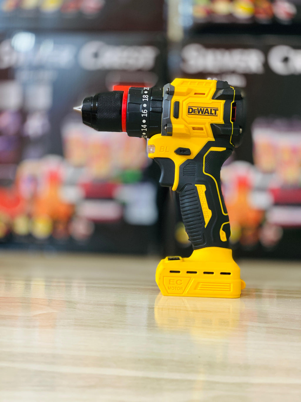 100% Original BRUSHLESS DEWALT 36V XR  Drill Machine – Dual Battery & Full Toolkit