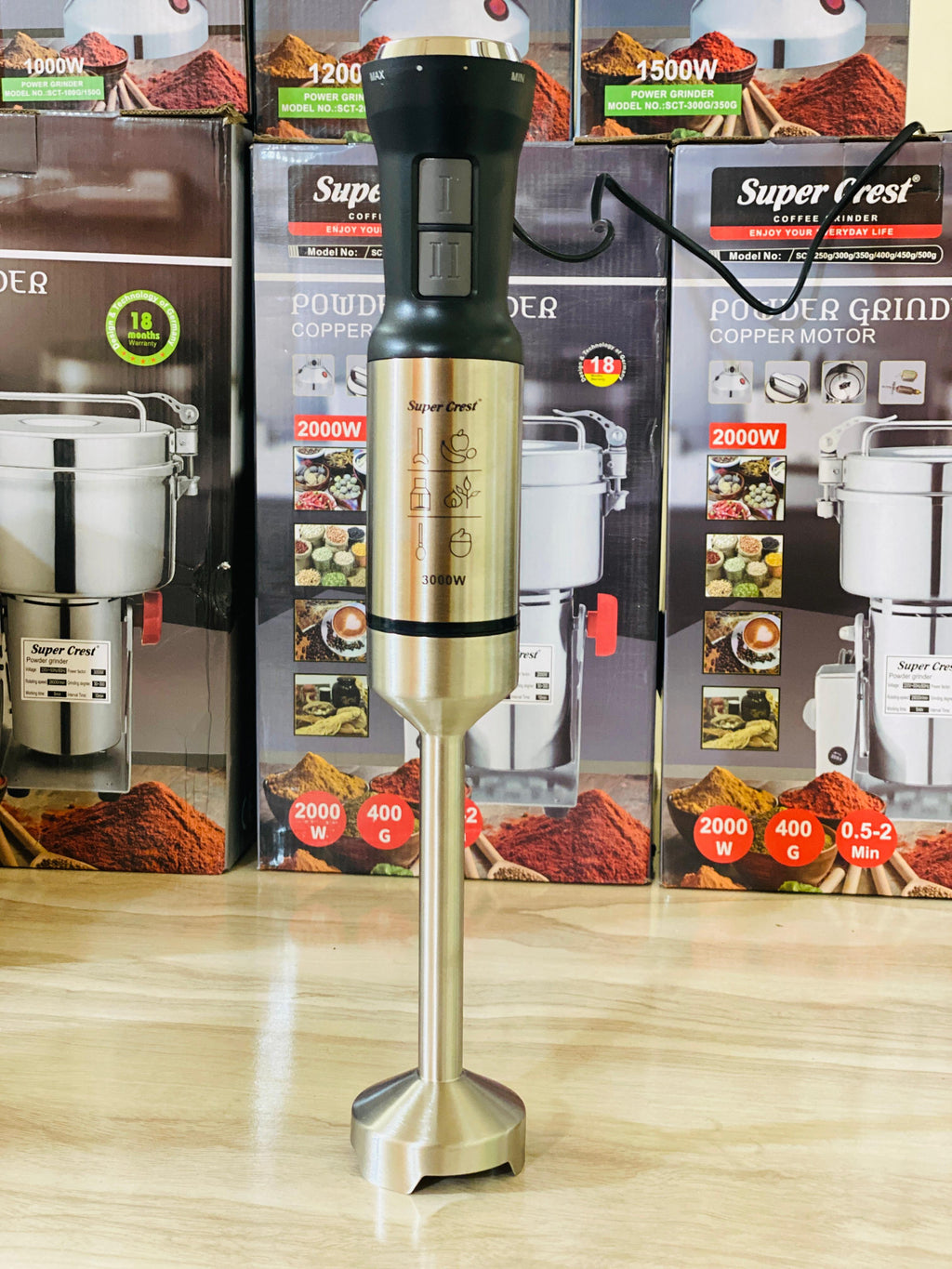 Super Crest 5 in 1 Hand Blender Set SCT-7008