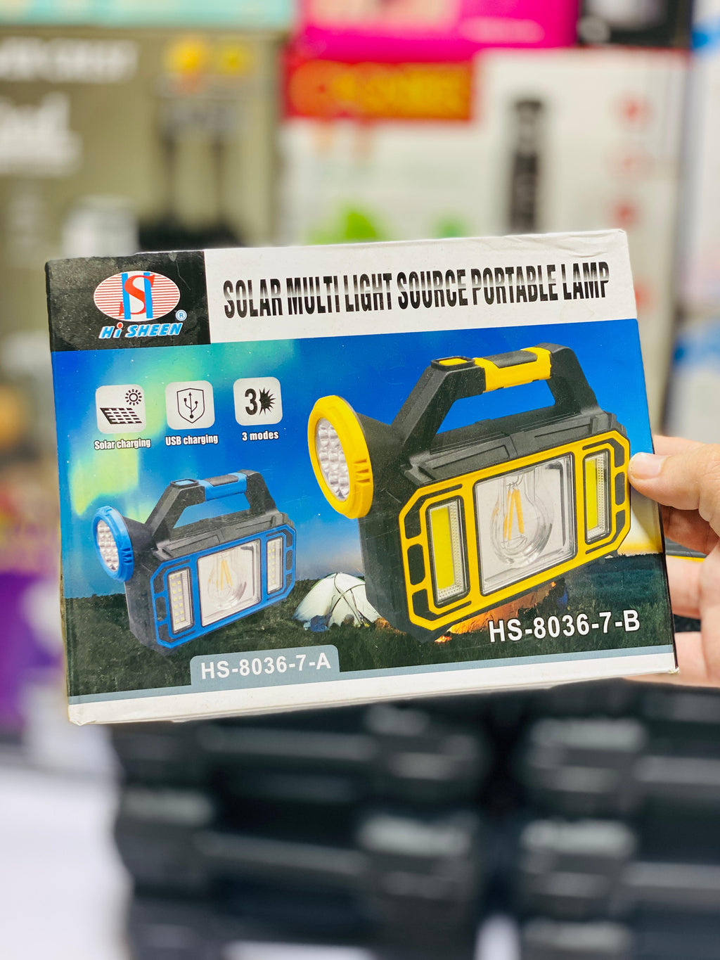 Solar Multilight Portable Lamp HS 8036 – The Perfect Lighting Solution
