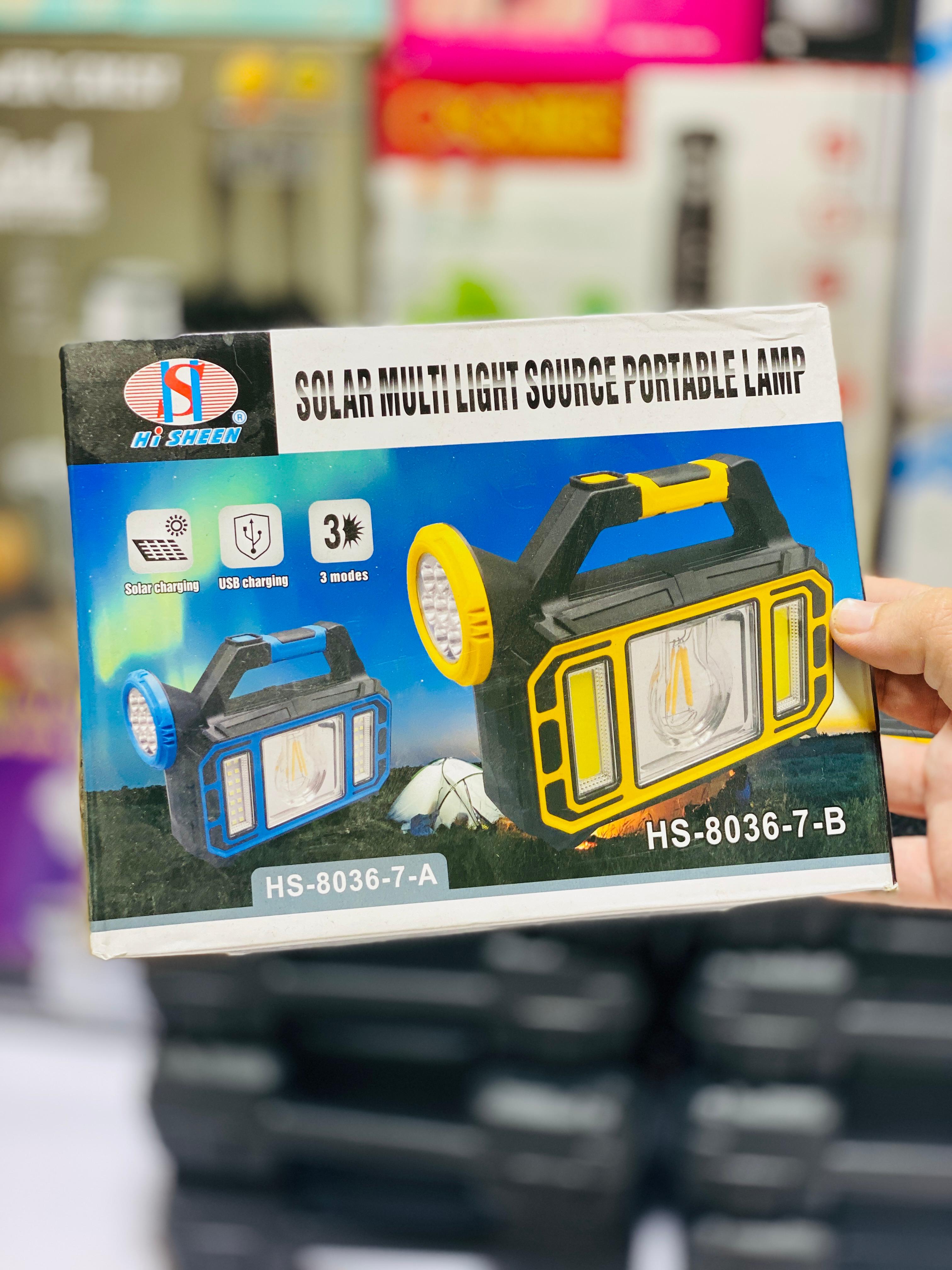 Solar Multilight Portable Lamp HS 8036 – The Perfect Lighting Solution