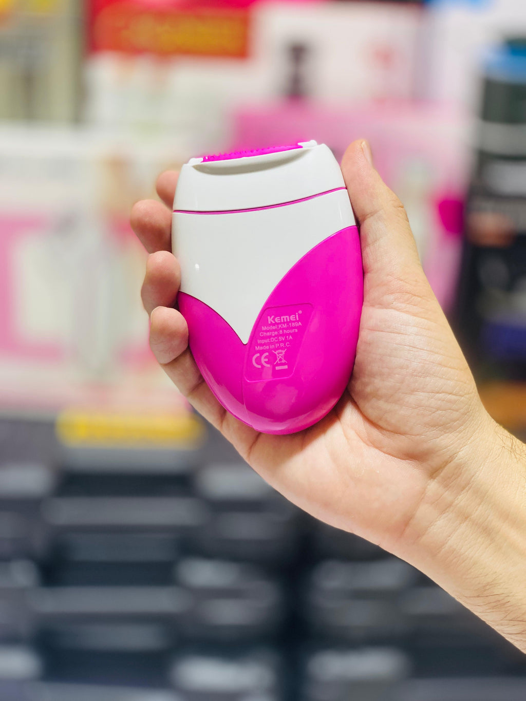 KM-189A Women Electric Rechargeable Hair Removal Epilator