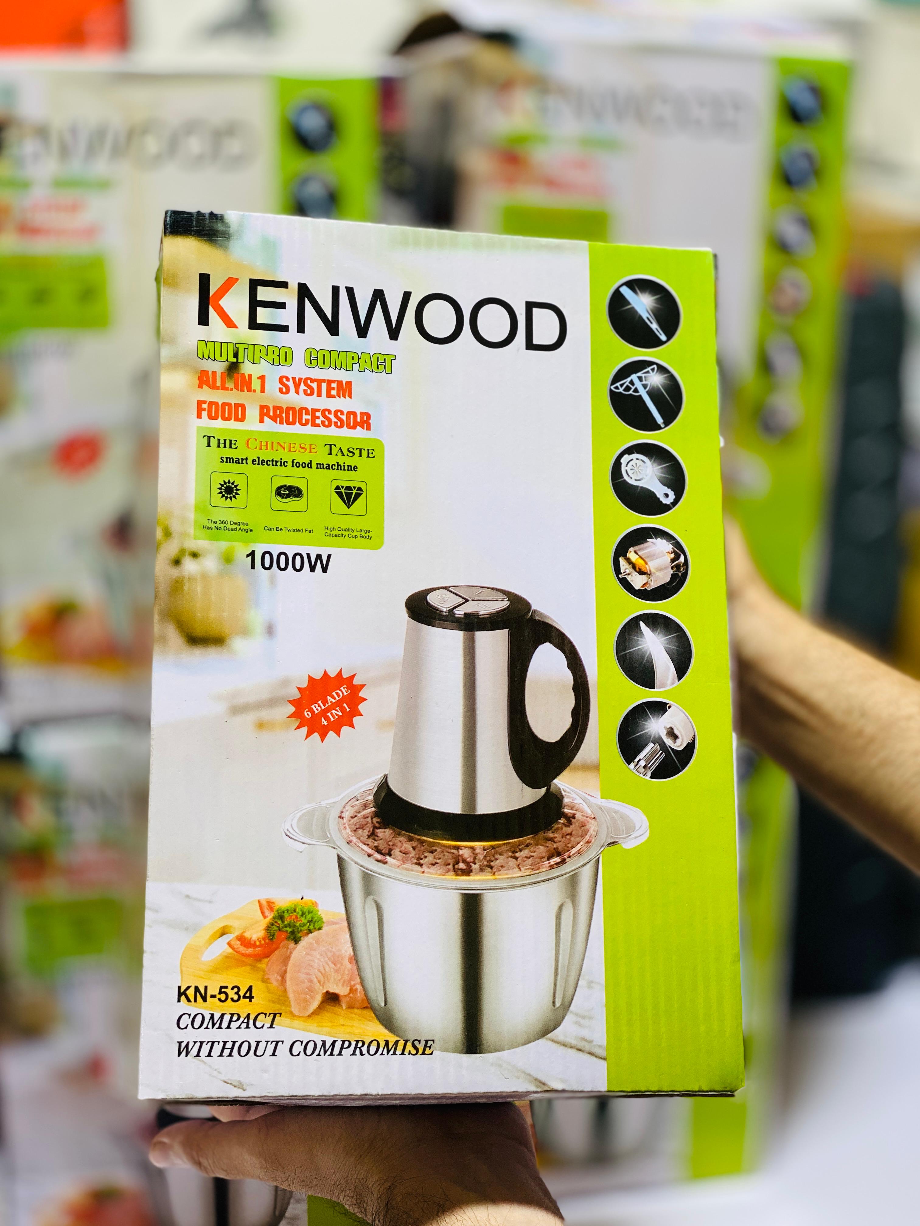Kenwood 3 liter  Meat Chopper | 4 in 1 | 6 Golden Blades | Chopper + Lassi Maker + Egg Separator