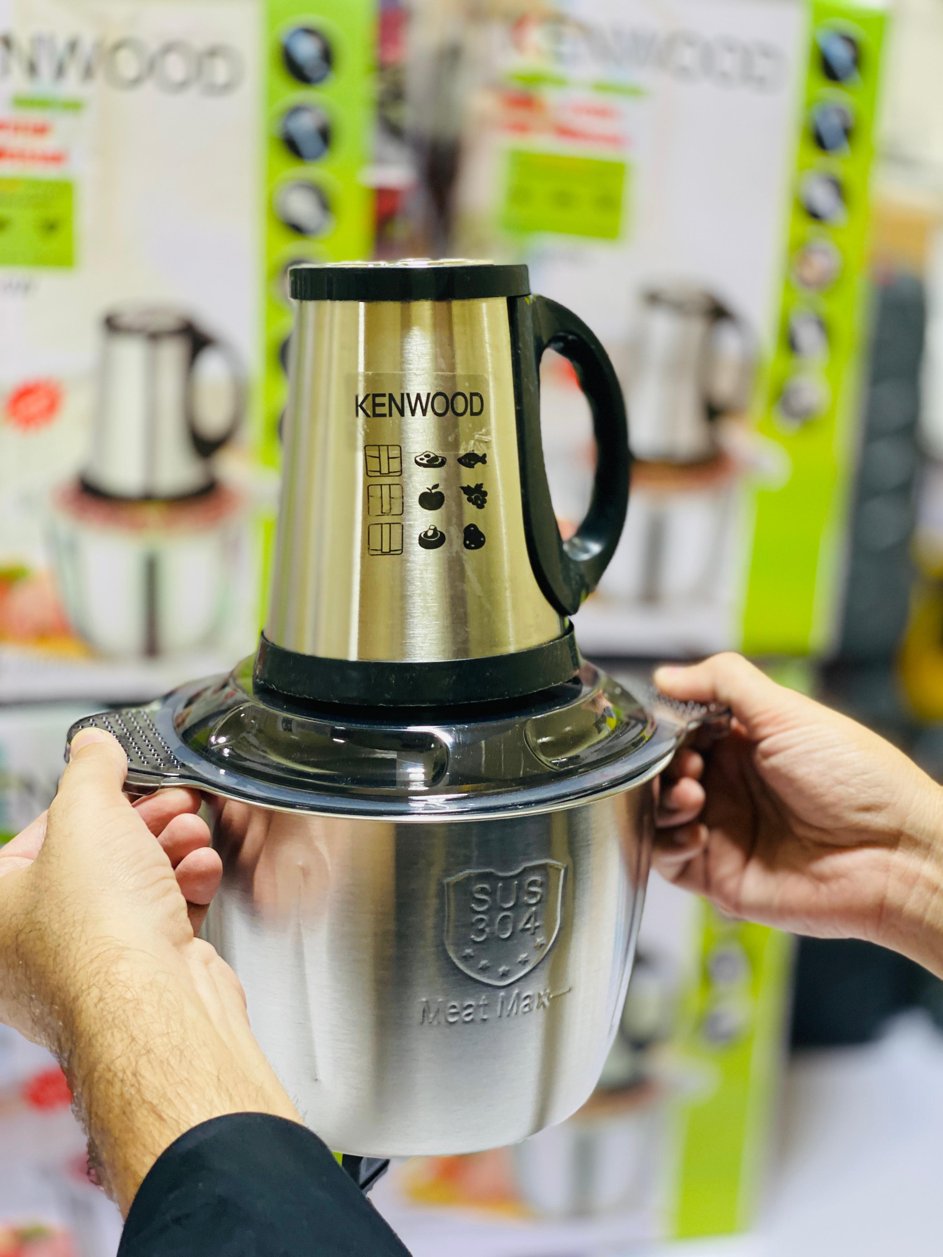 Kenwood 3 liter  Meat Chopper | 4 in 1 | 6 Golden Blades | Chopper + Lassi Maker + Egg Separator