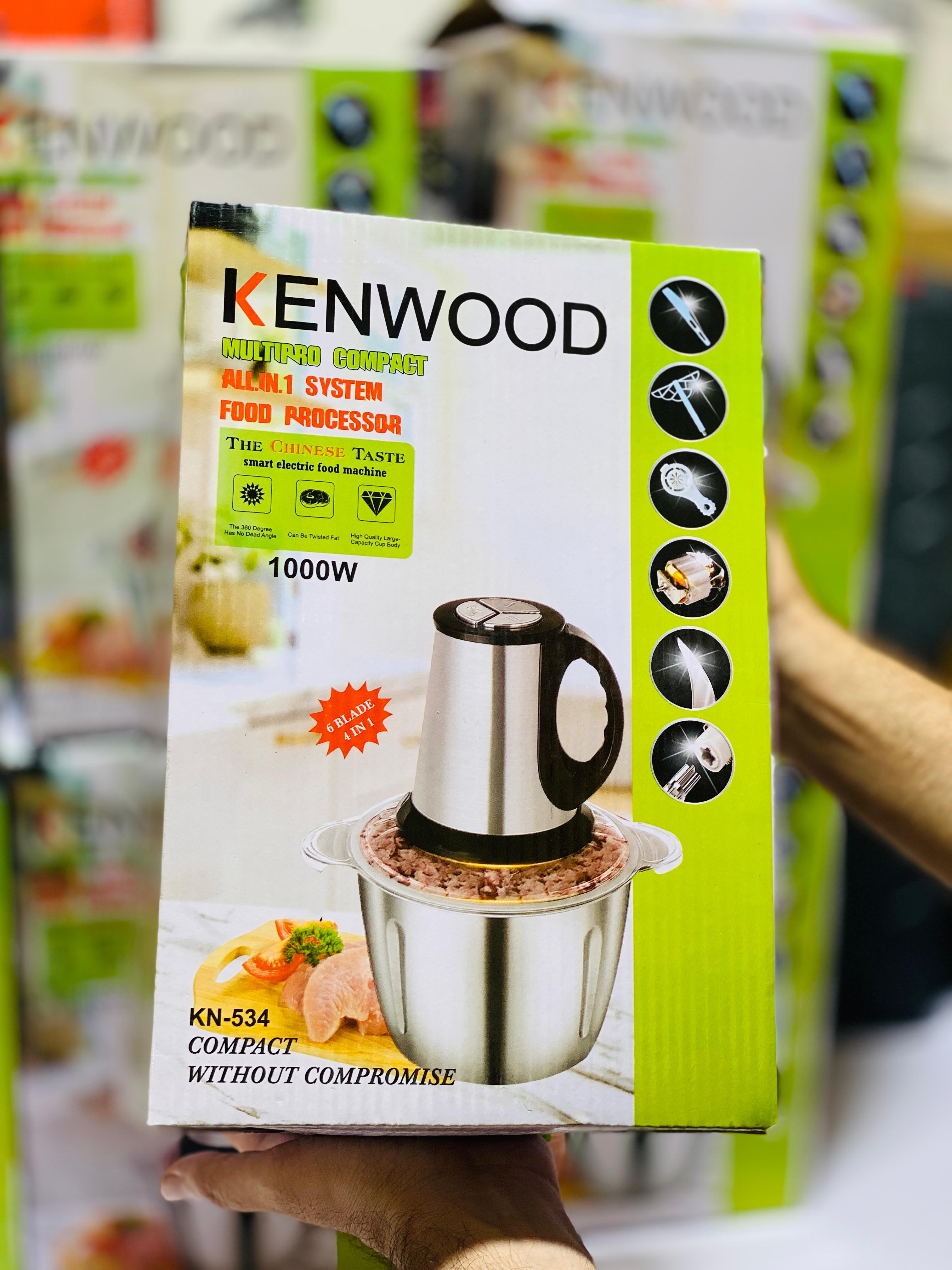 Kenwood 3 liter  Meat Chopper | 4 in 1 | 6 Golden Blades | Chopper + Lassi Maker + Egg Separator