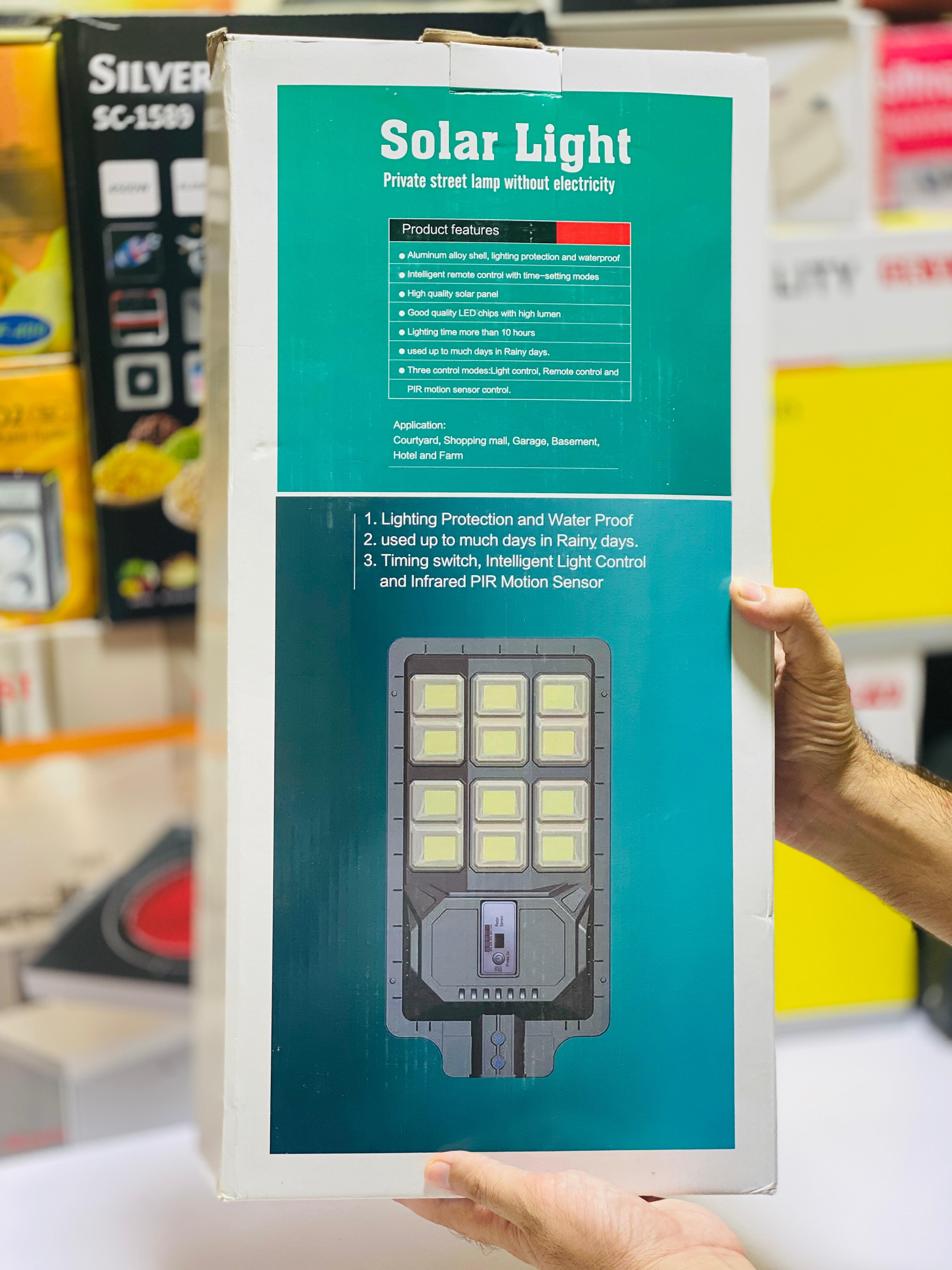 300 Watt solar Street Light | With Remote | With Stand and Cells