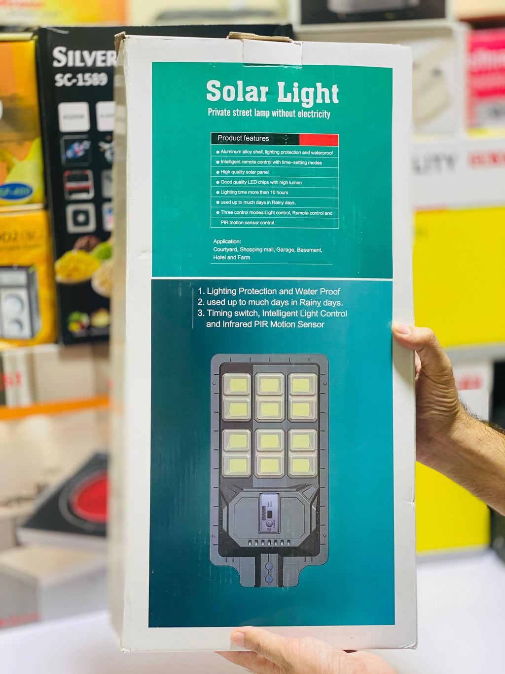 300 Watt solar Street Light | With Remote | With Stand and Cells