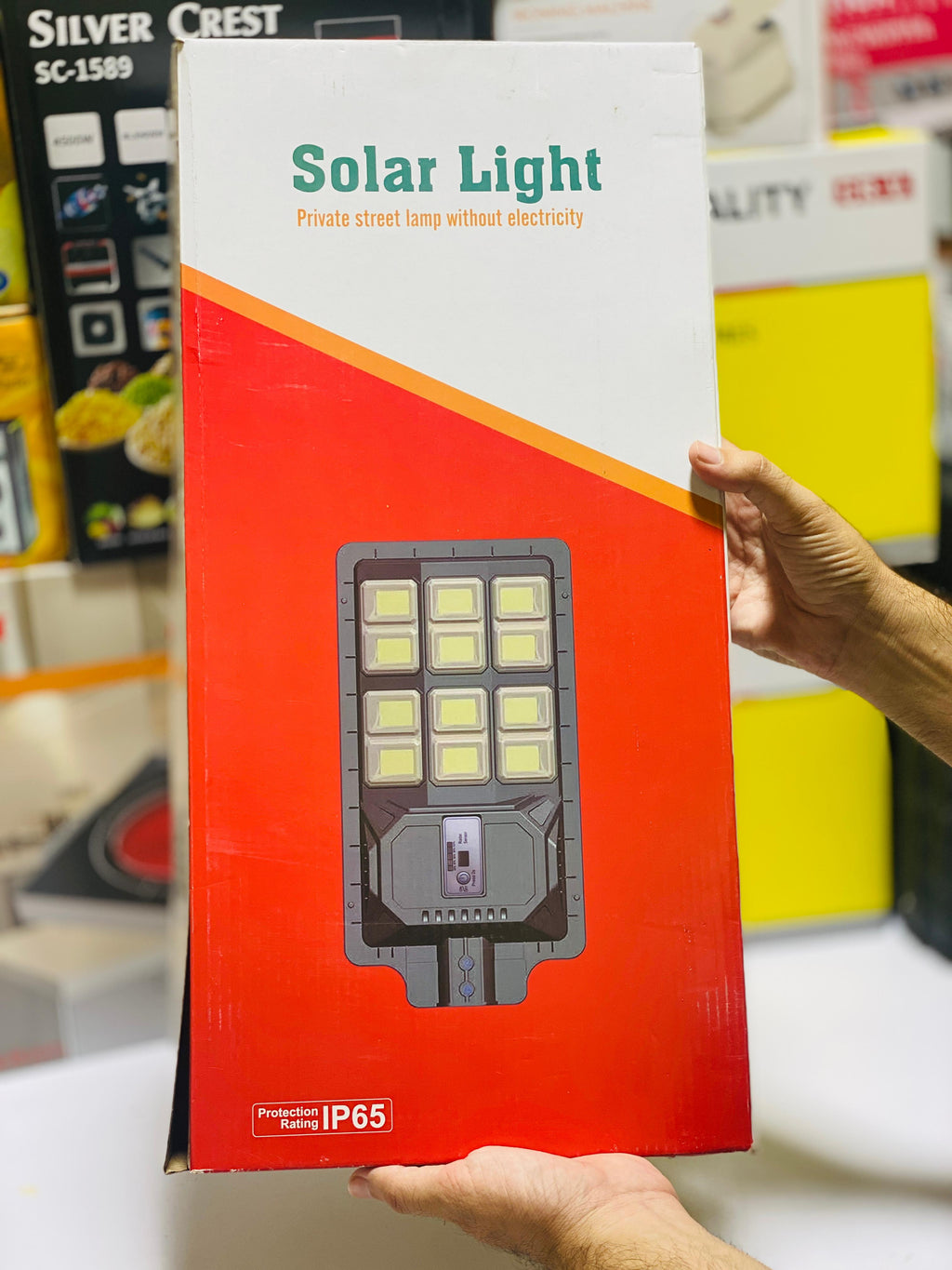 300 Watt solar Street Light | With Remote | With Stand and Cells