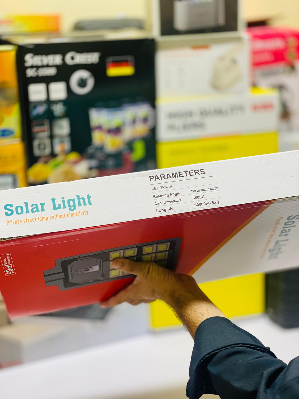 300 Watt solar Street Light | With Remote | With Stand and Cells
