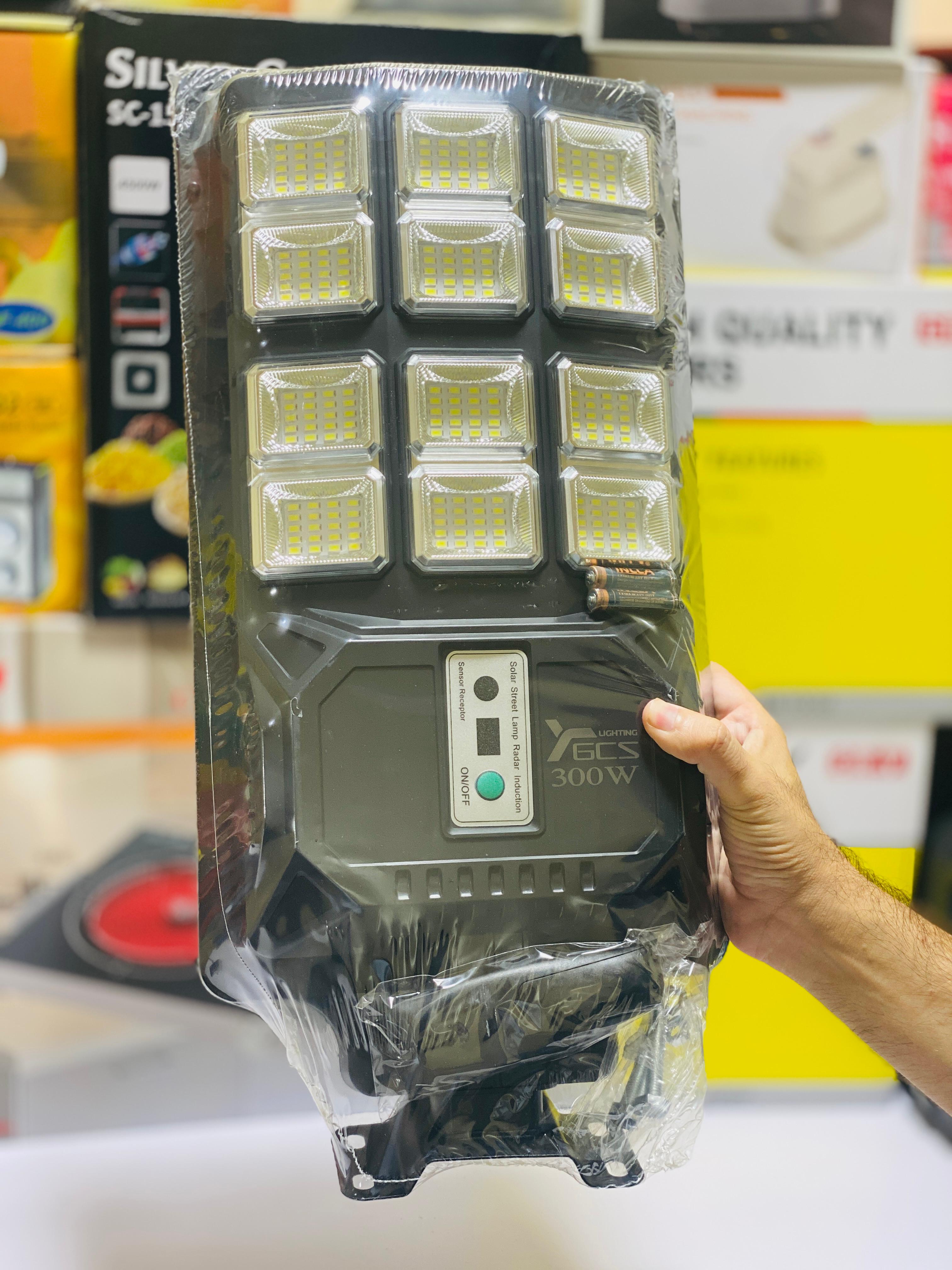 300 Watt solar Street Light | With Remote | With Stand and Cells