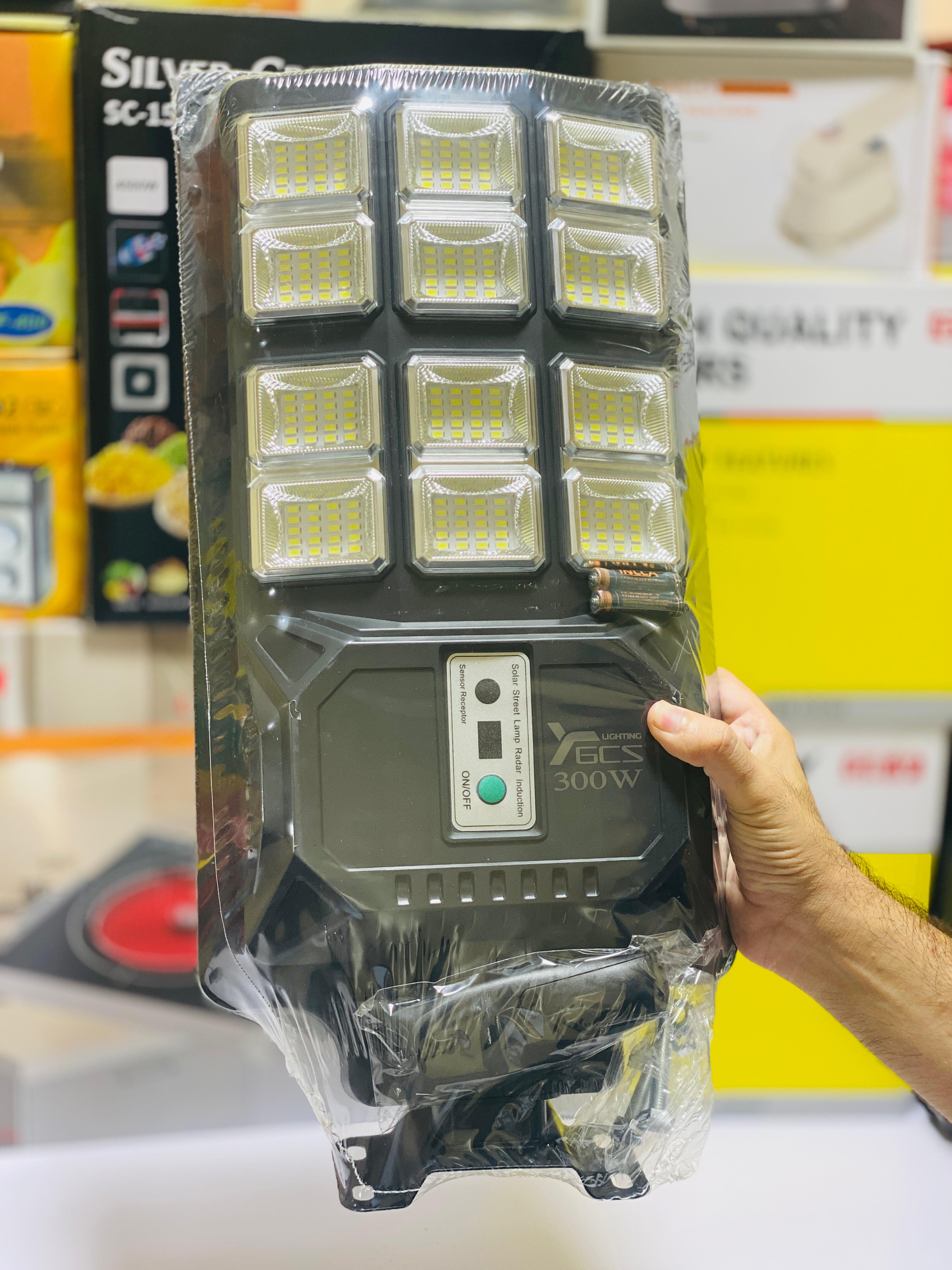 300 Watt solar Street Light | With Remote | With Stand and Cells