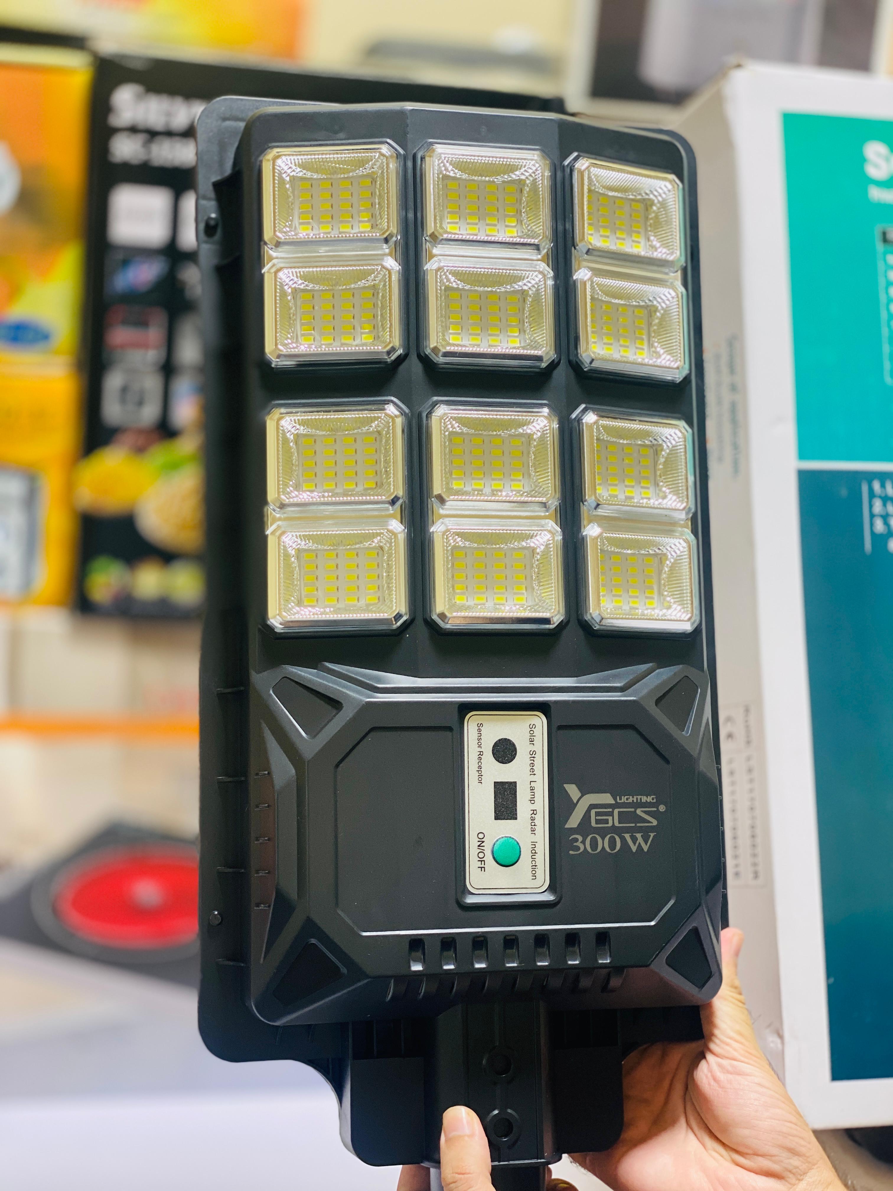 300 Watt solar Street Light | With Remote | With Stand and Cells