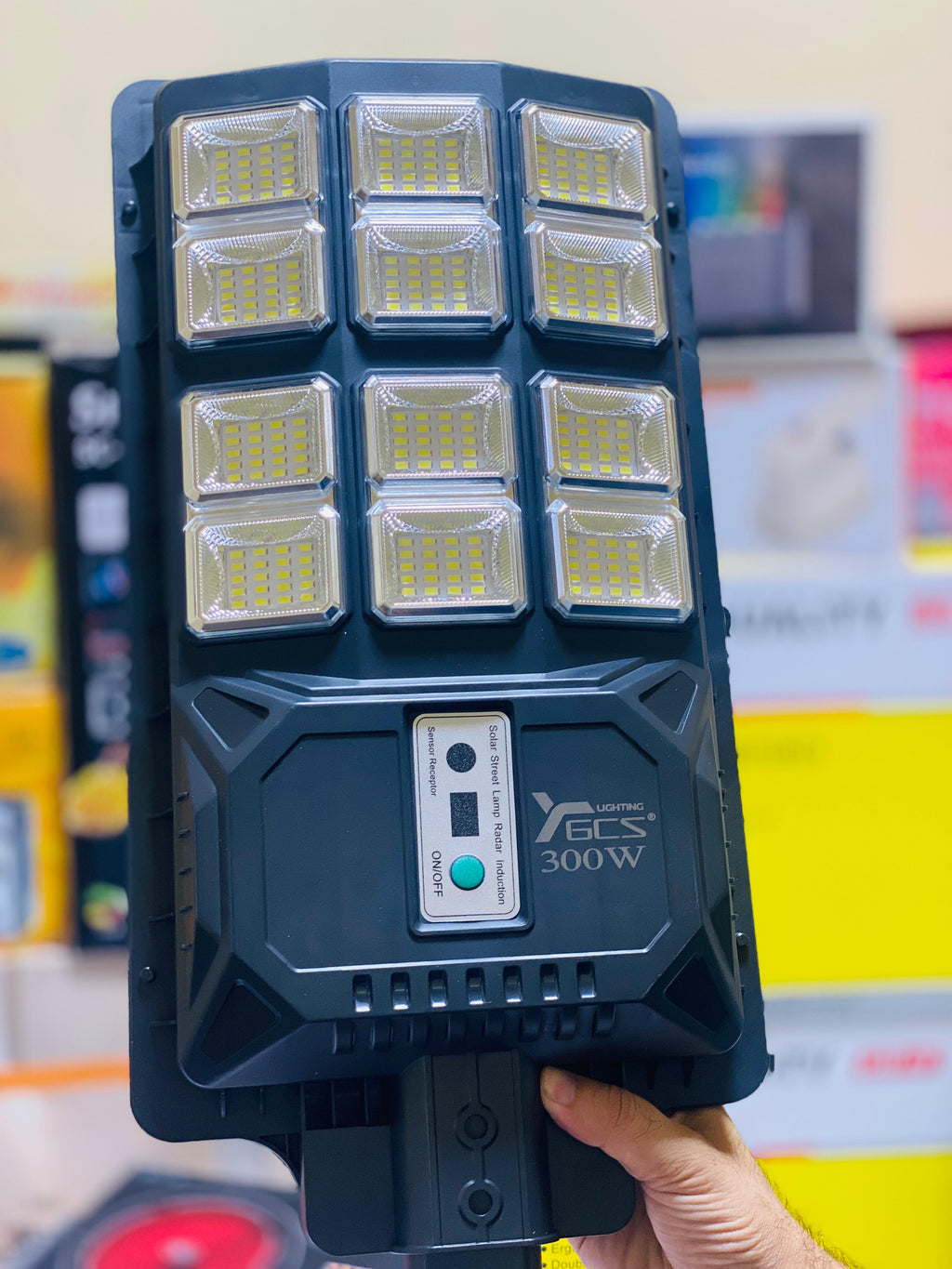 300 Watt solar Street Light | With Remote | With Stand and Cells