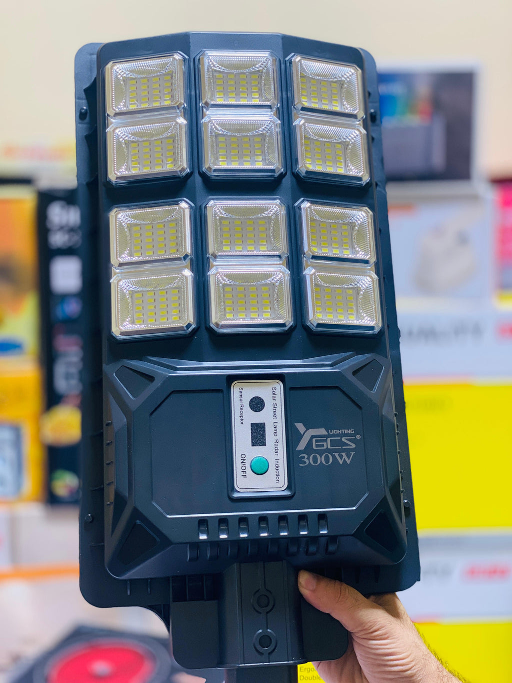 300 Watt solar Street Light | With Remote | With Stand and Cells