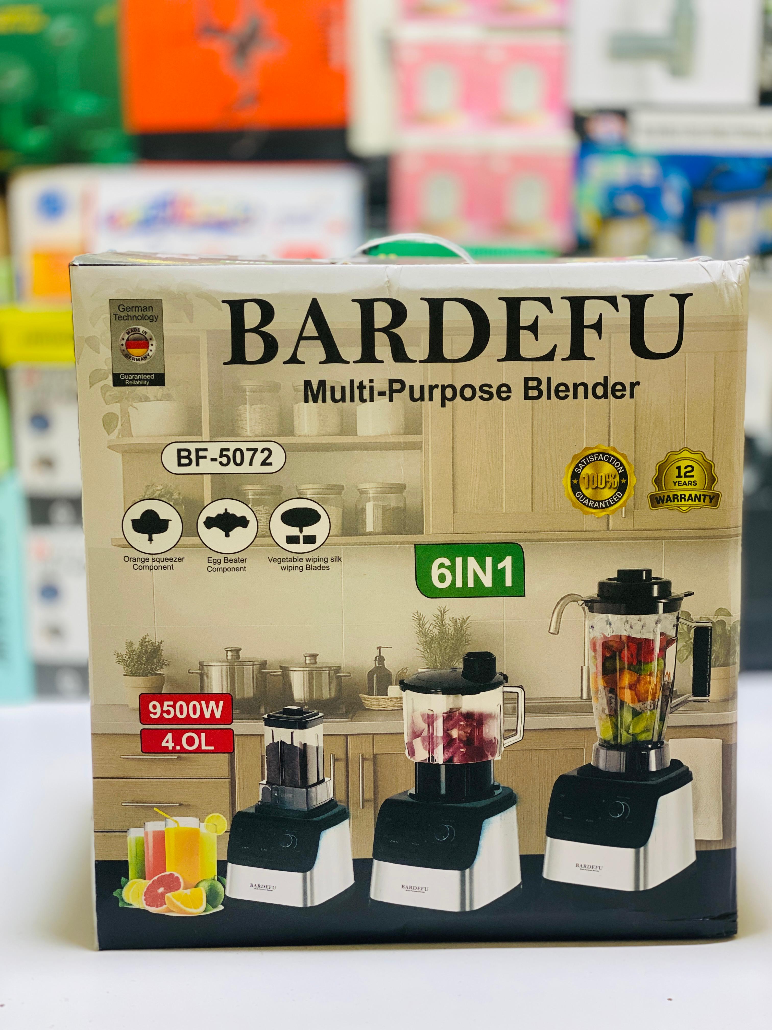 Bardefu 6 in 1 Juicer | Blender | orange presser | chopper | Grinder