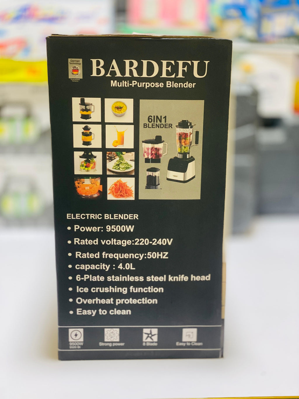 Bardefu 6 in 1 Juicer | Blender | orange presser | chopper | Grinder