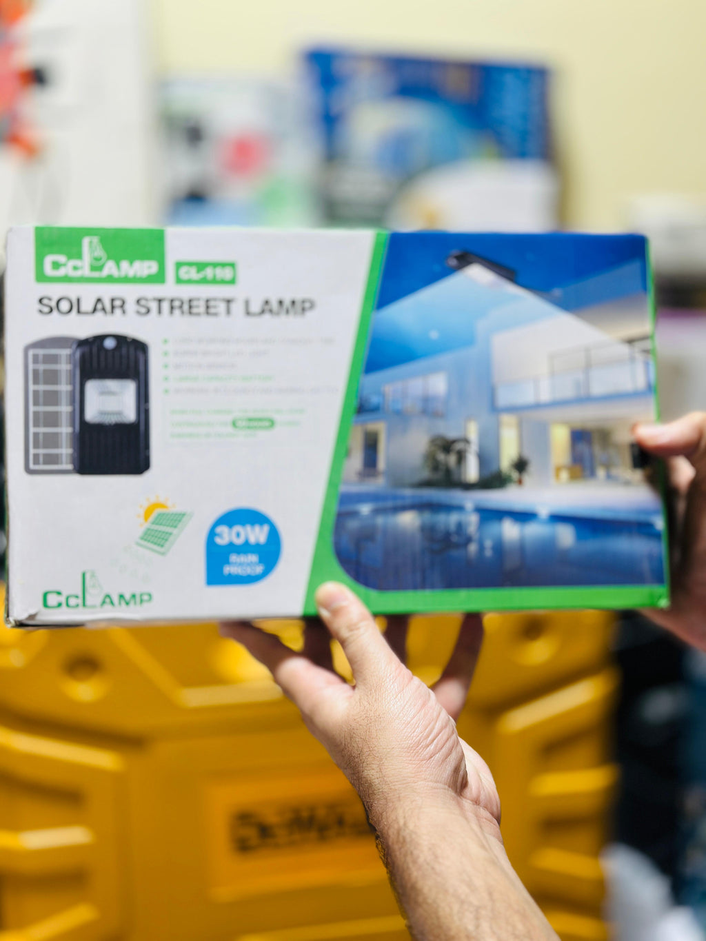 Intelligent Solar Street Lamp Light 30 LED Watt CL-110