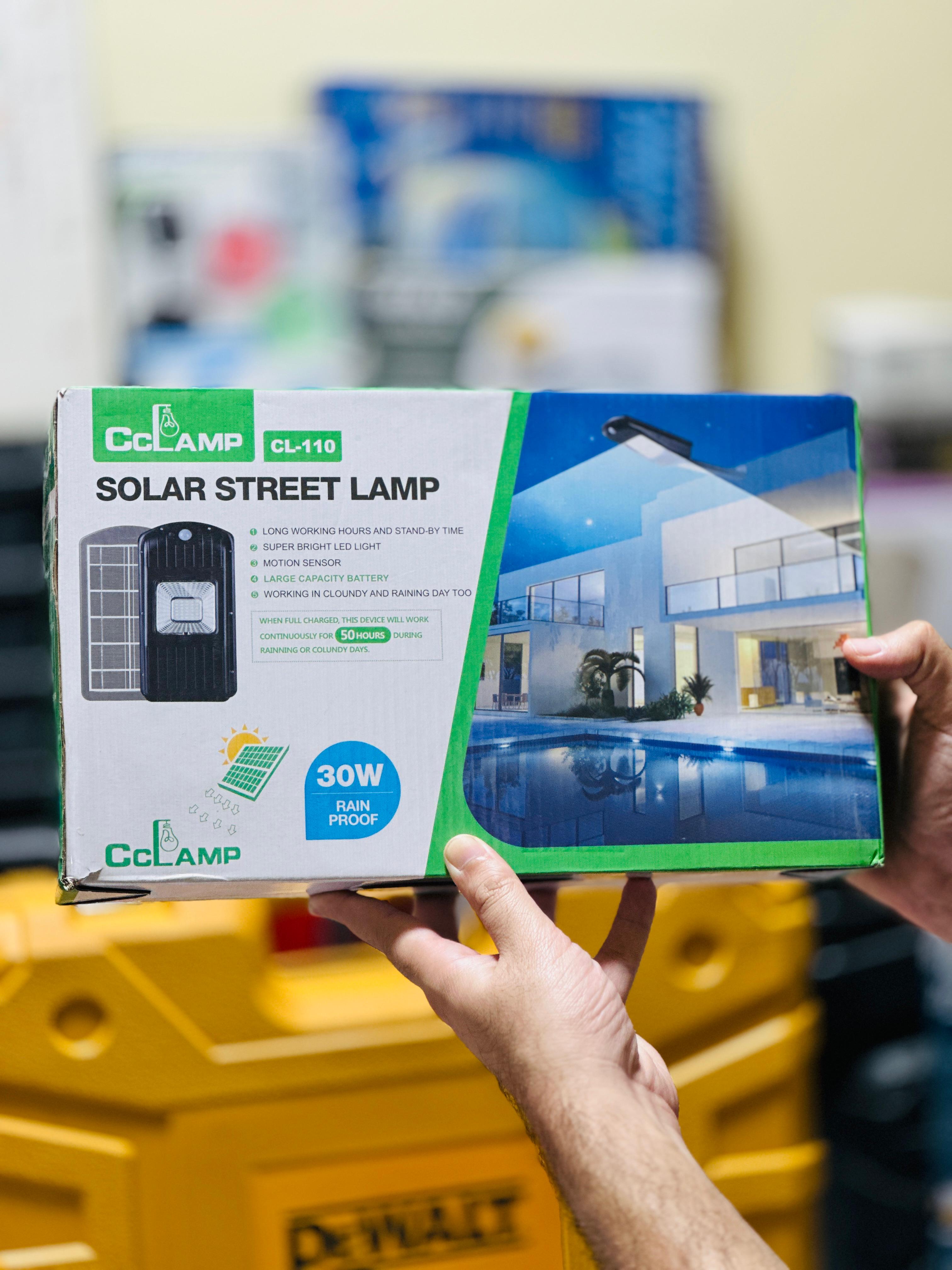 Intelligent Solar Street Lamp Light 30 LED Watt CL-110