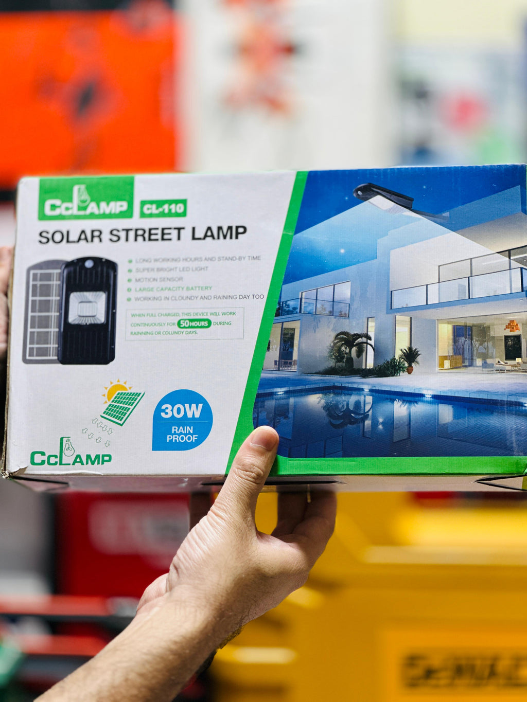 Intelligent Solar Street Lamp Light 30 LED Watt CL-110