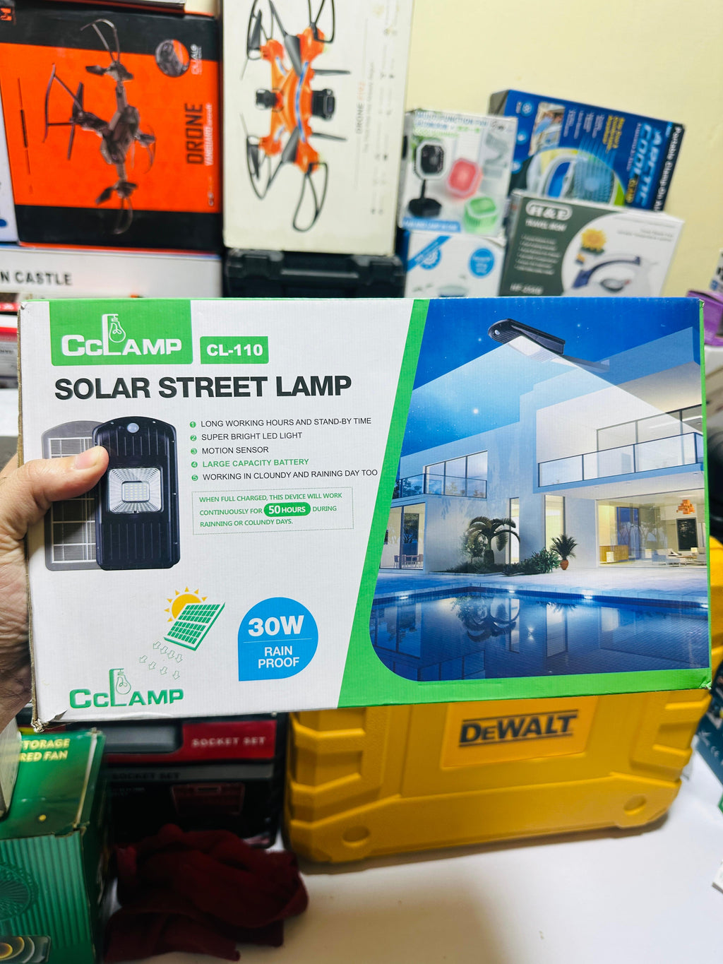 Intelligent Solar Street Lamp Light 30 LED Watt CL-110