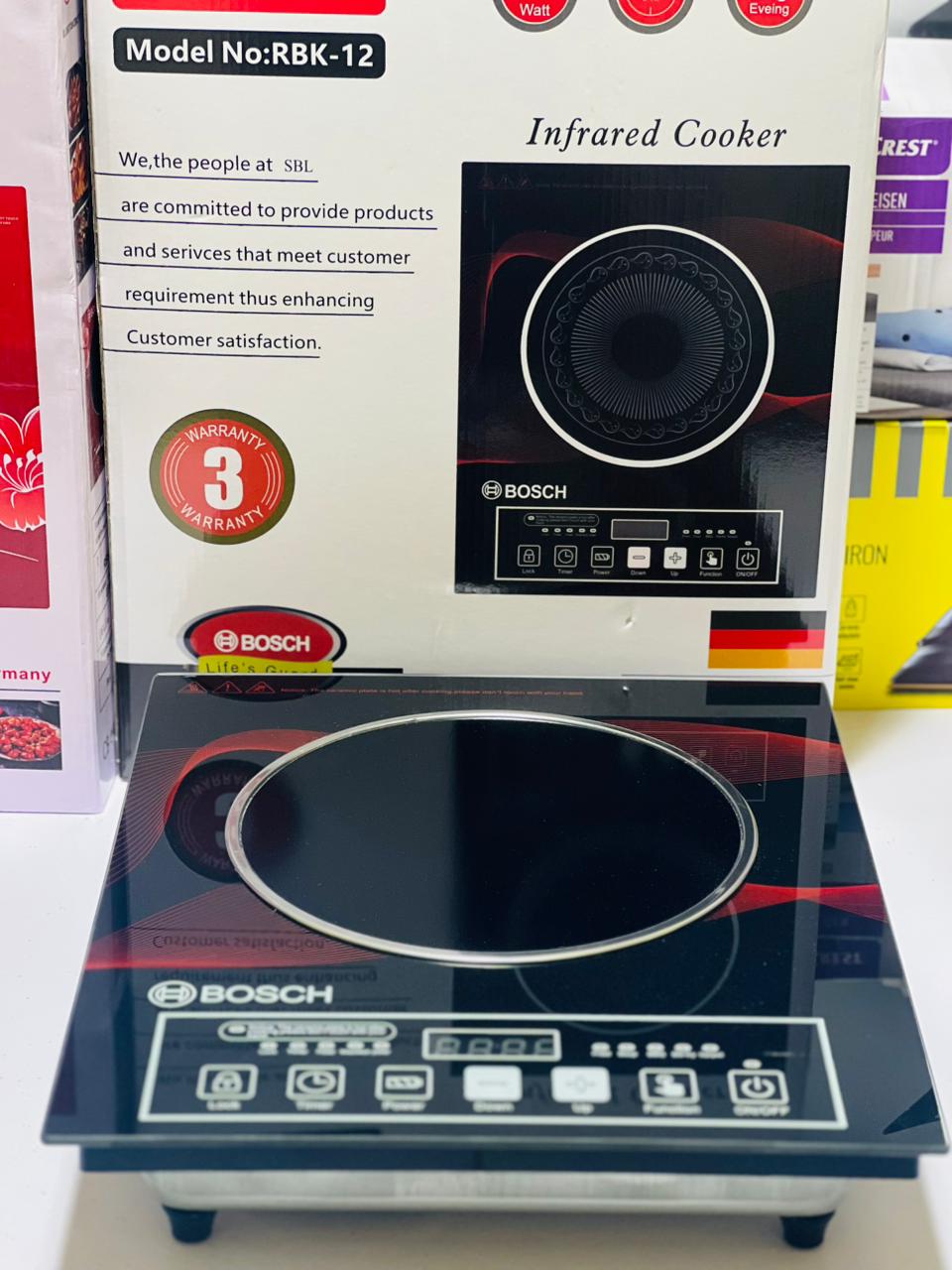 Bosch Infrared Cooker | 2200 Watts | 85% Energy Saving | Lowest consumption Hotplate