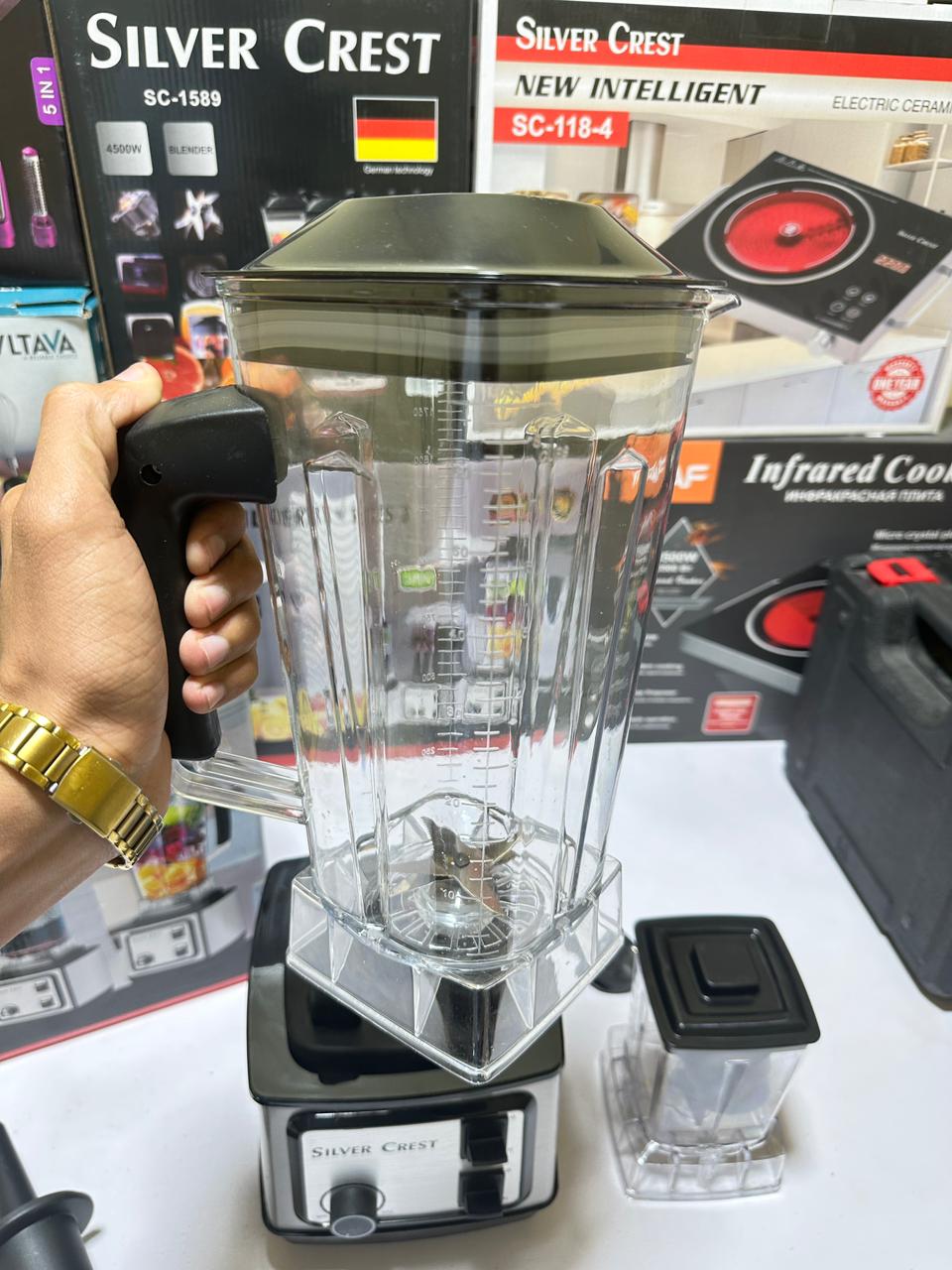 Original Silver Crest 2 in 1 Juicer Blender + Grinder | 2 litre jug + 700 ml Jug | Made in Germany