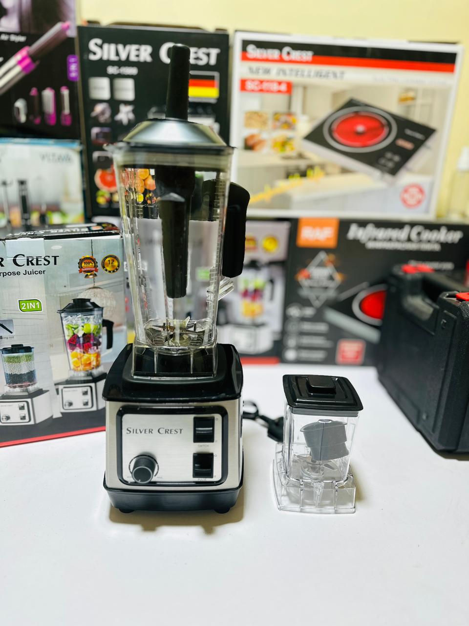 Original Silver Crest 2 in 1 Juicer Blender + Grinder | 2 litre jug + 700 ml Jug | Made in Germany