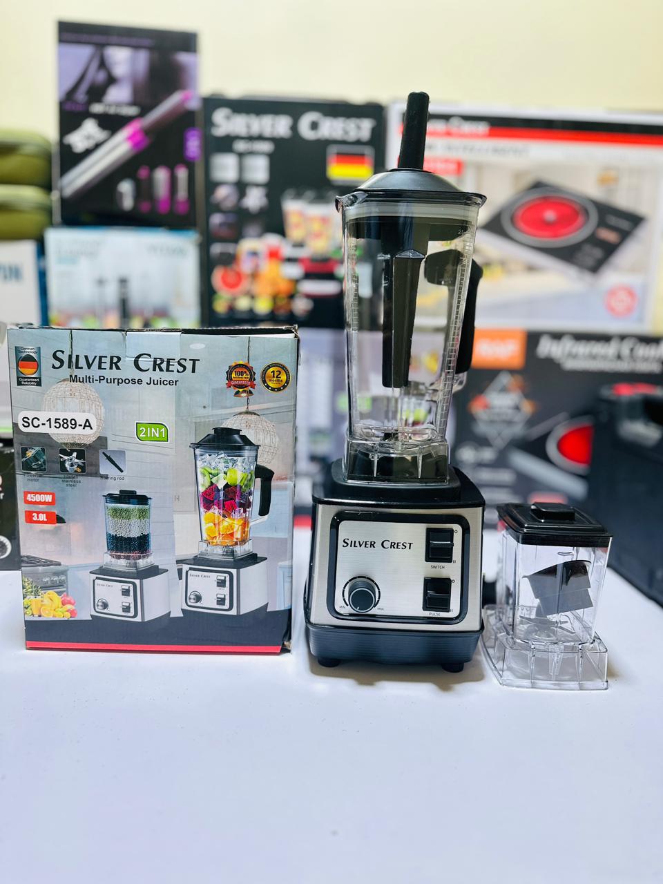 Original Silver Crest 2 in 1 Juicer Blender + Grinder | 2 litre jug + 700 ml Jug | Made in Germany