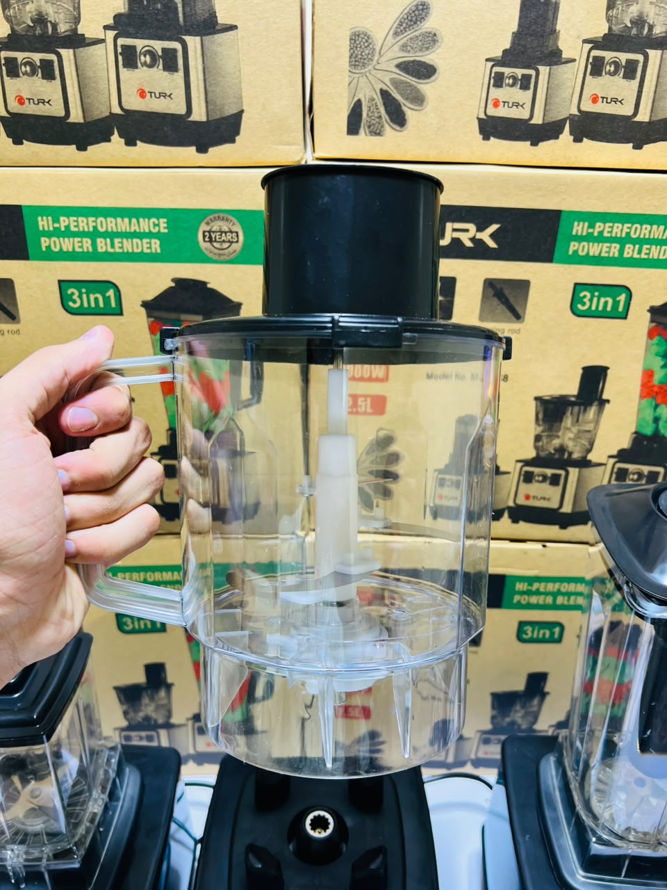 Turk 3 in 1 Juicer Blender - Made in Turkey - 1000 Watts , Juicer , Grinder , Chopper