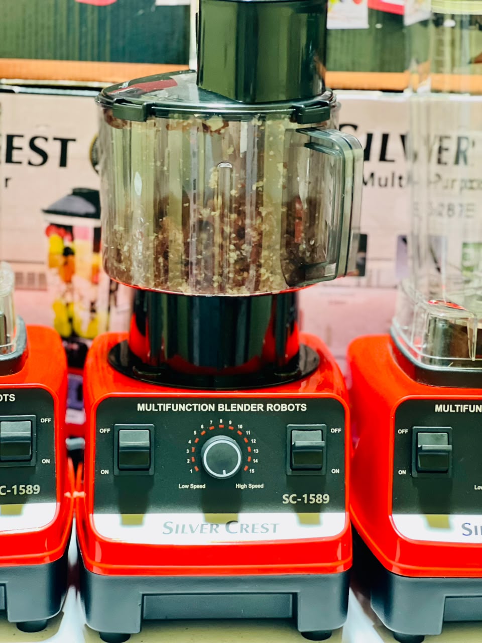 Silver Crest 3 in 1 Juicer Blender | Juicer | Grinder | Chopper With 3 plug Switch and 1 year warranty